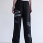 All print Sweat Pants / 【裏起毛】ラクガキ総柄スウェットパンツ
