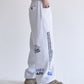 All print Sweat Pants / 【裏起毛】ラクガキ総柄スウェットパンツ