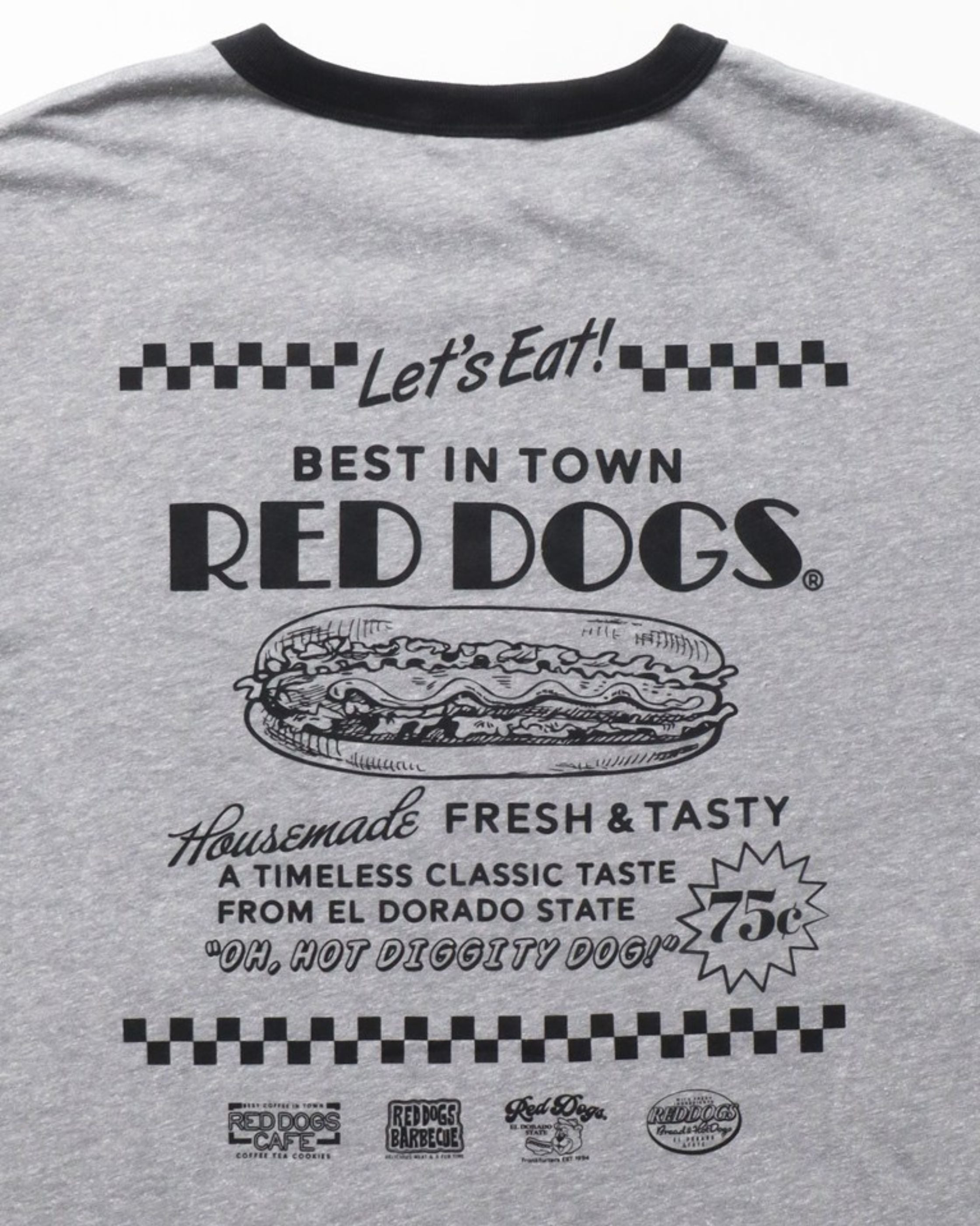 【RedDogs】ヴィンテージリンガーTシャツ