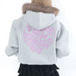 Ponch fur hood zip hoodie / ポンチファーフードZIPパーカー