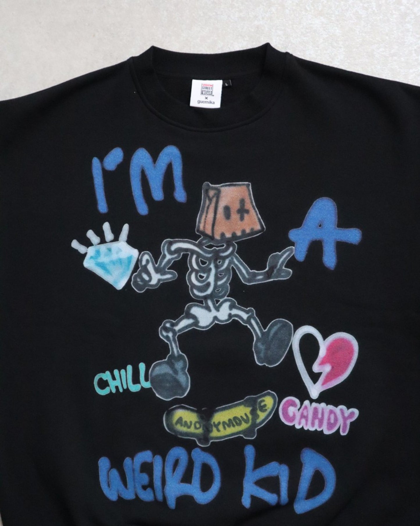 【guernika】 Skull Skater Sweatshirt