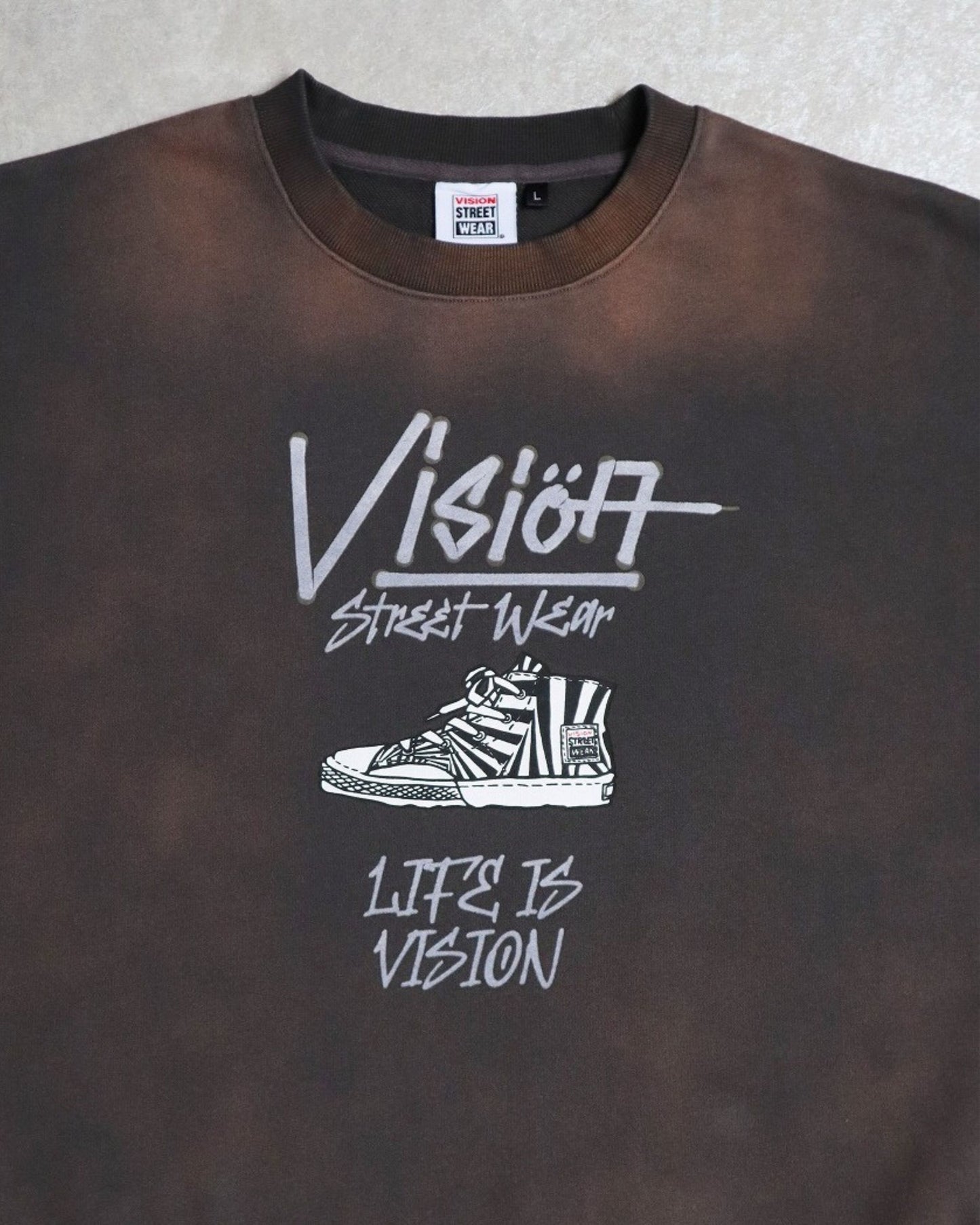 Faded Sneaker Sweatshirt