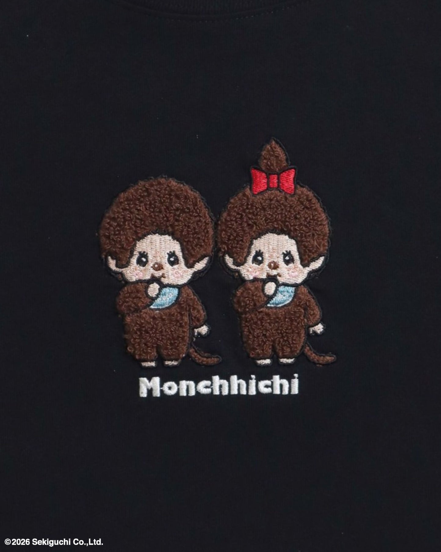【モンチッチ】刺繍Tシャツ