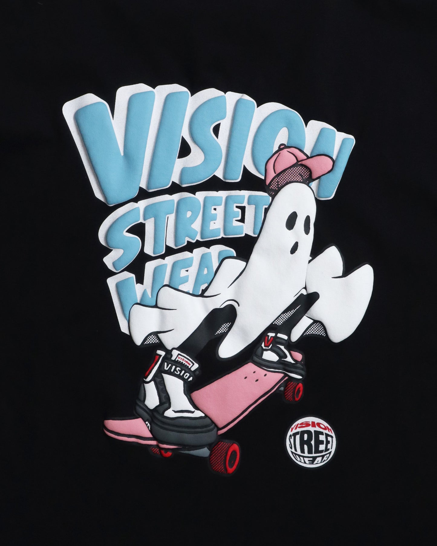 Rush Ghost Dry T / 発砲プリントゴーストTシャツ