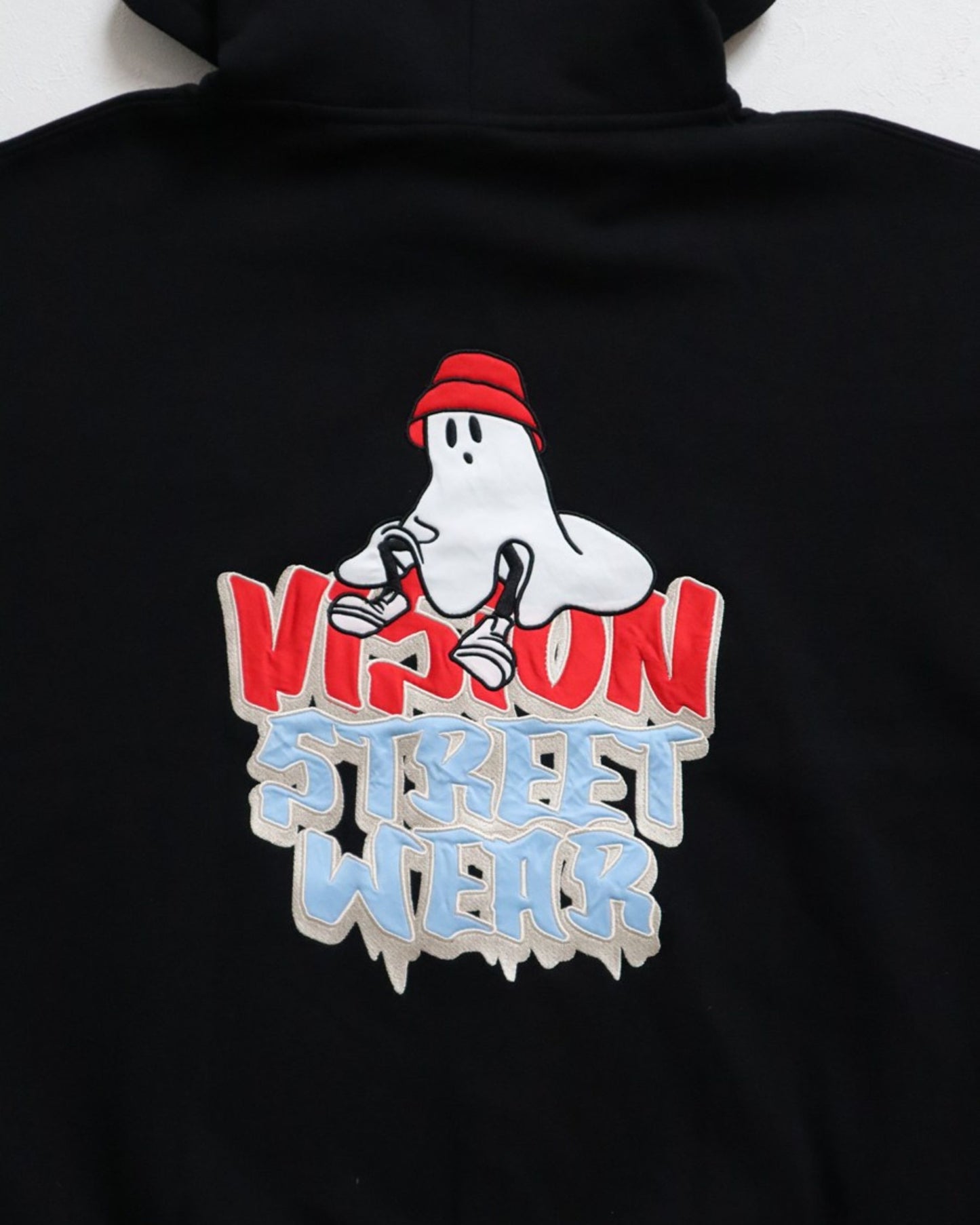 Ghost Satin Zip Hoodie