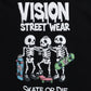 Skull Dry T / 清涼素材スカルTシャツ