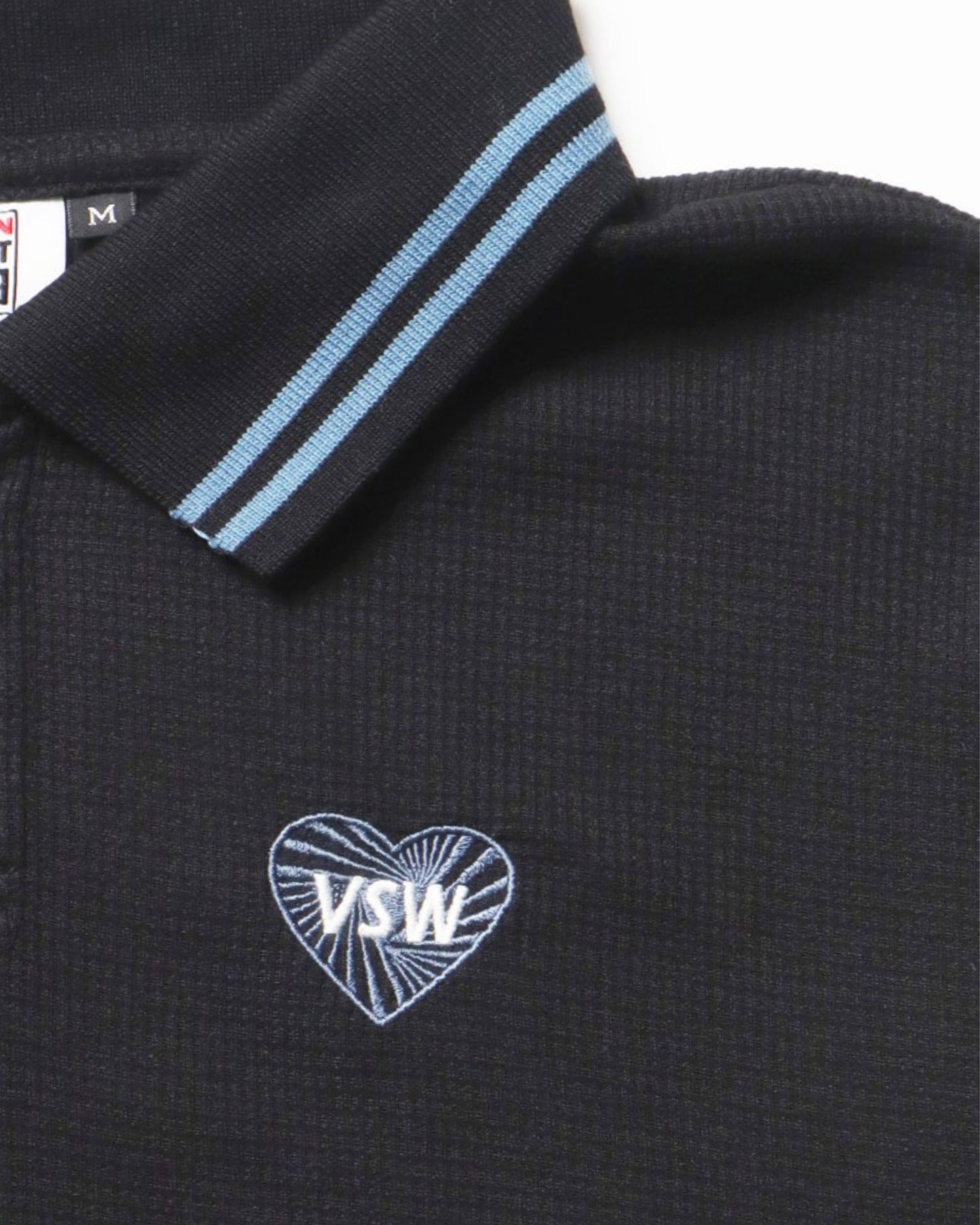 HT waffle Polo Shirt / ハートワッフルポロシャツ