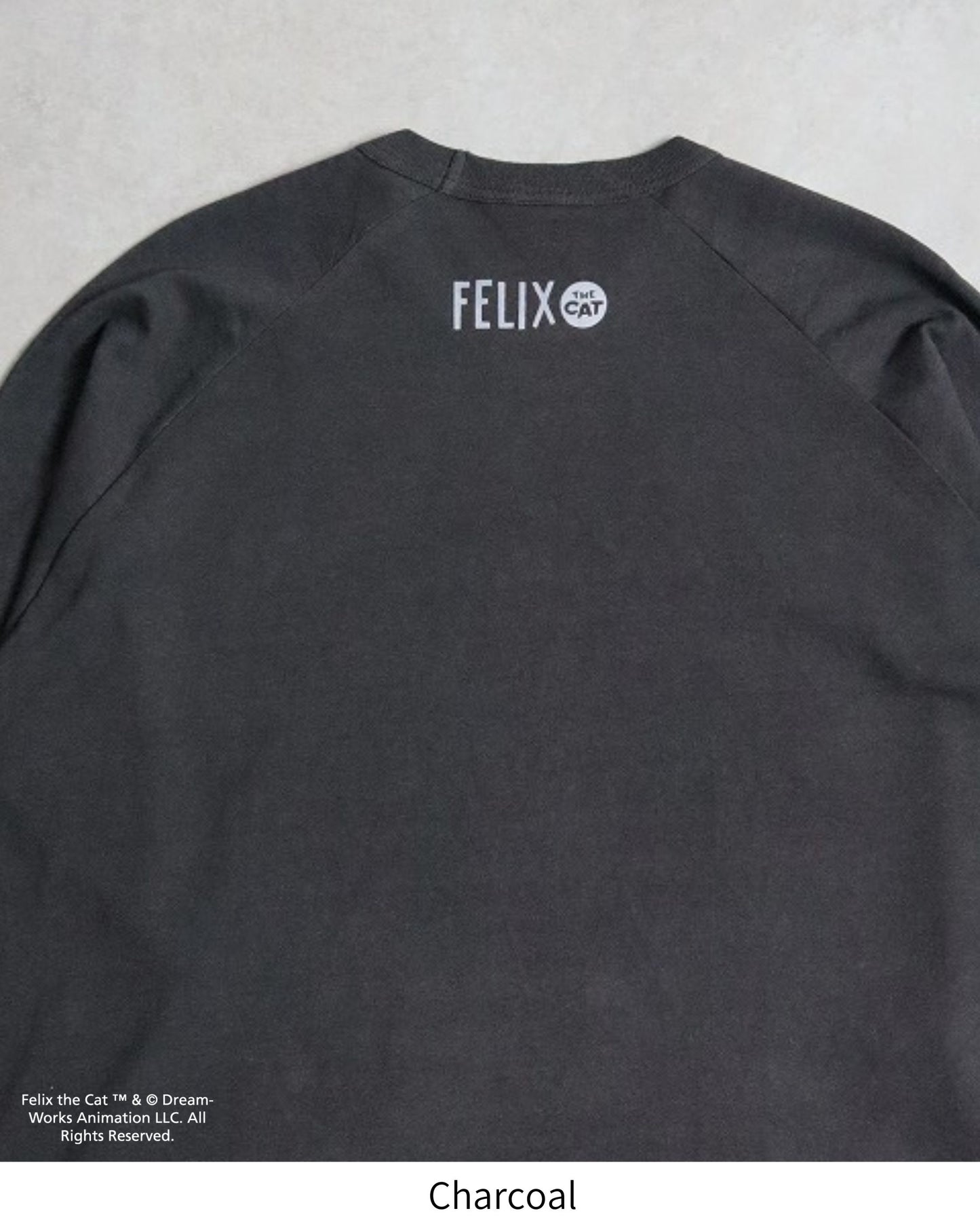 【FELIX THE CAT】ラグランフロッキーロンTee