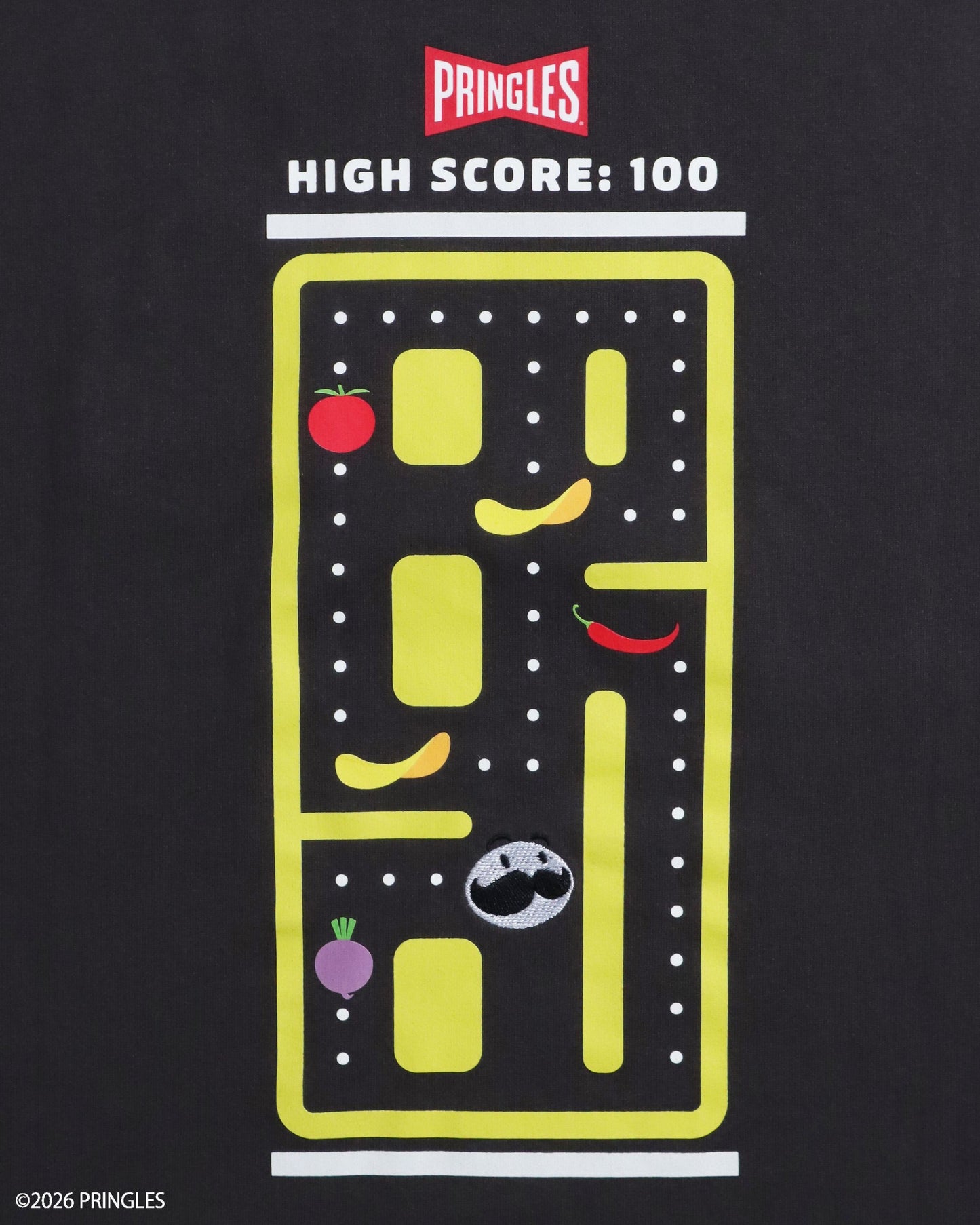【PRINGLES】ゲーム柄Tシャツ