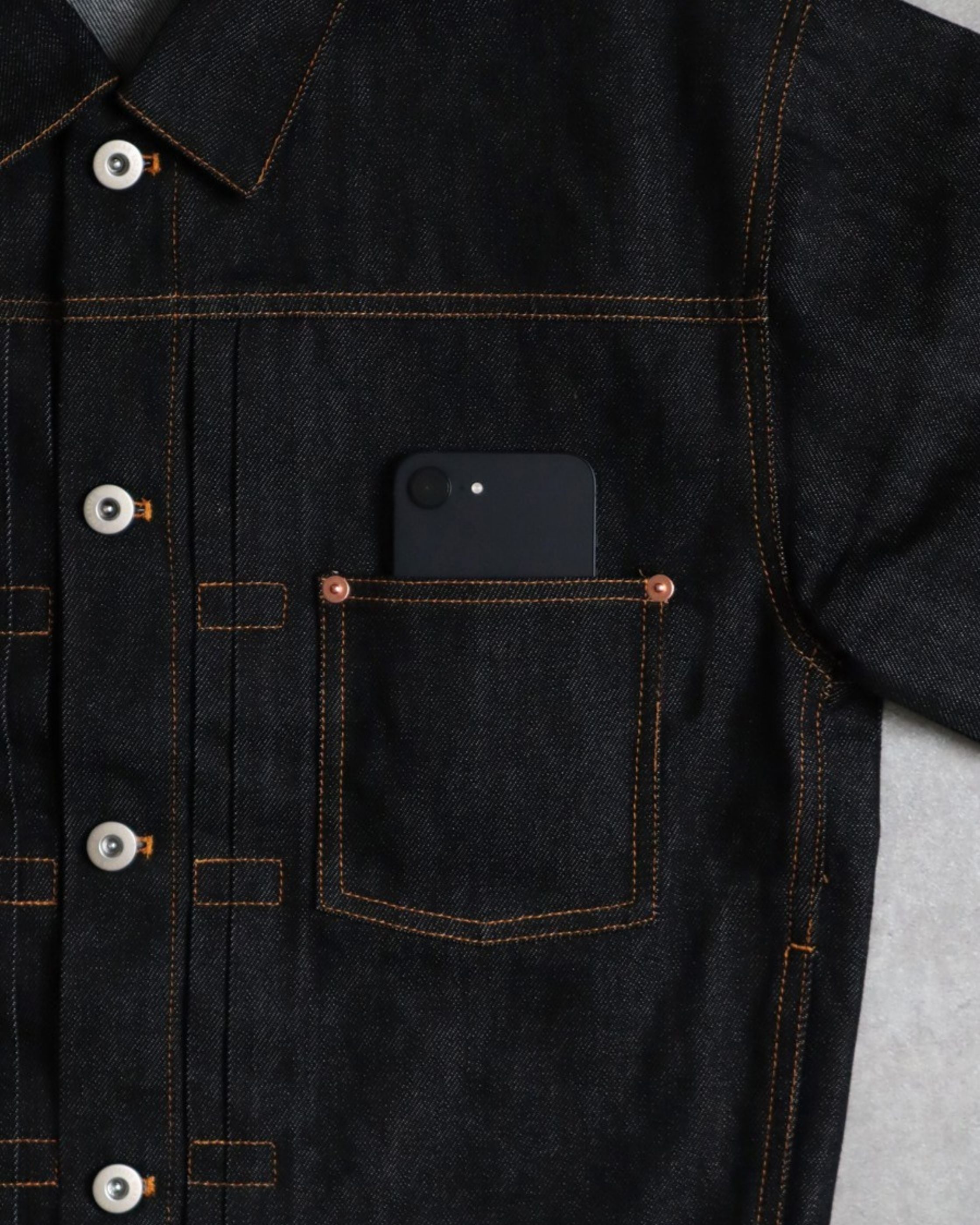 VISION STREET WEAR】Rigid Denim Jacket / ステッチリジットデニム