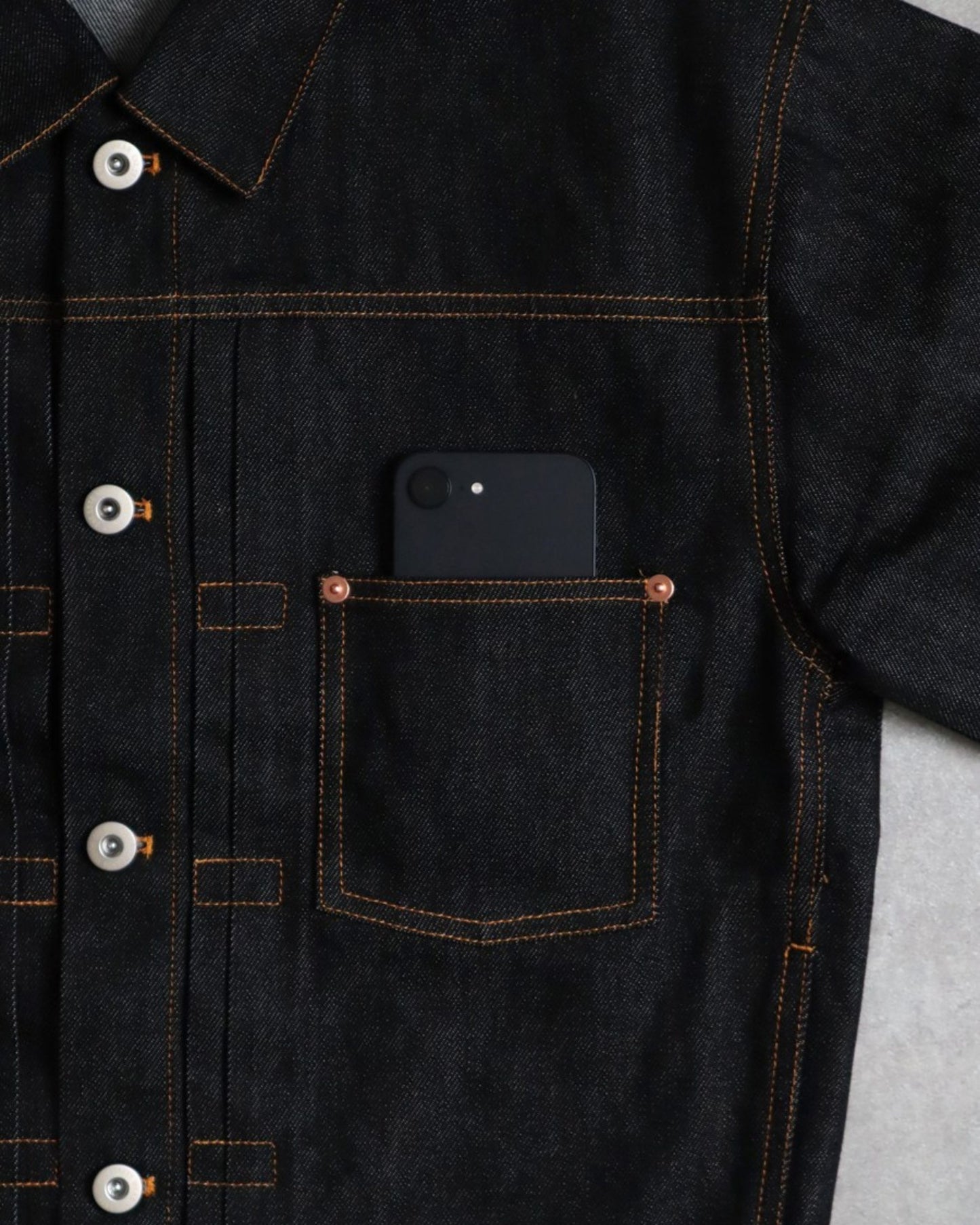 Rigid Denim Jacket / ステッチリジットデニムジャケット