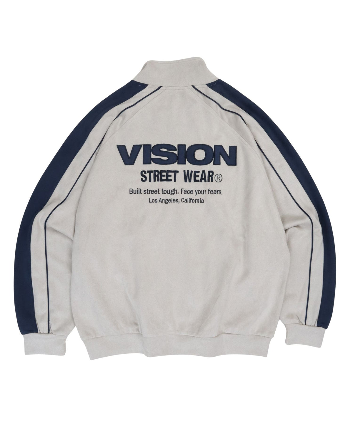 Fake suede track jacket / フェイクスエードトラックジャケット