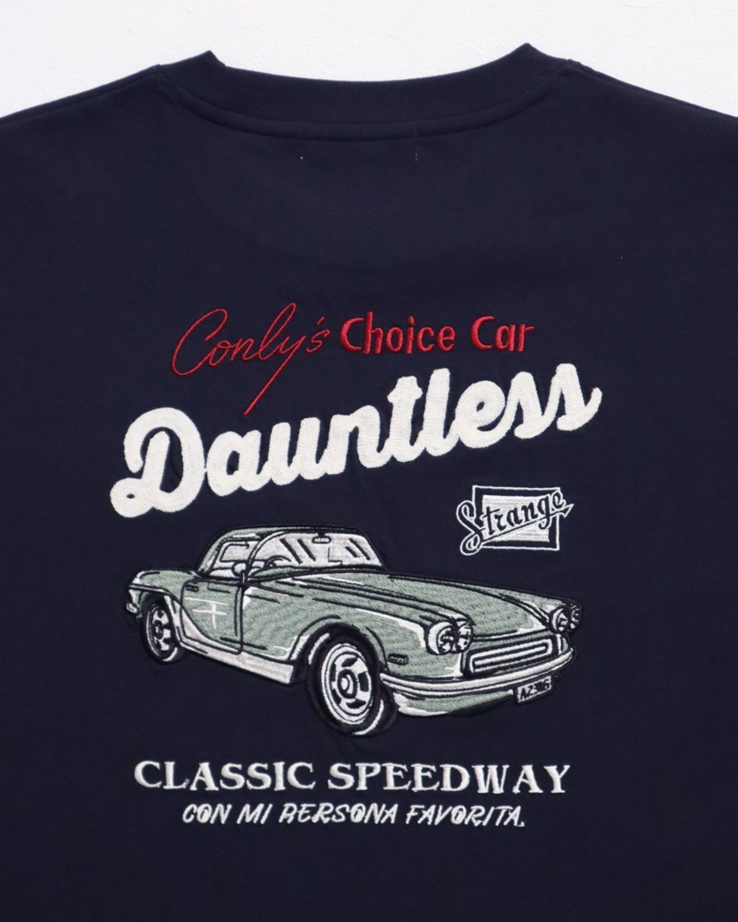 クラシックカー刺繍ロンT