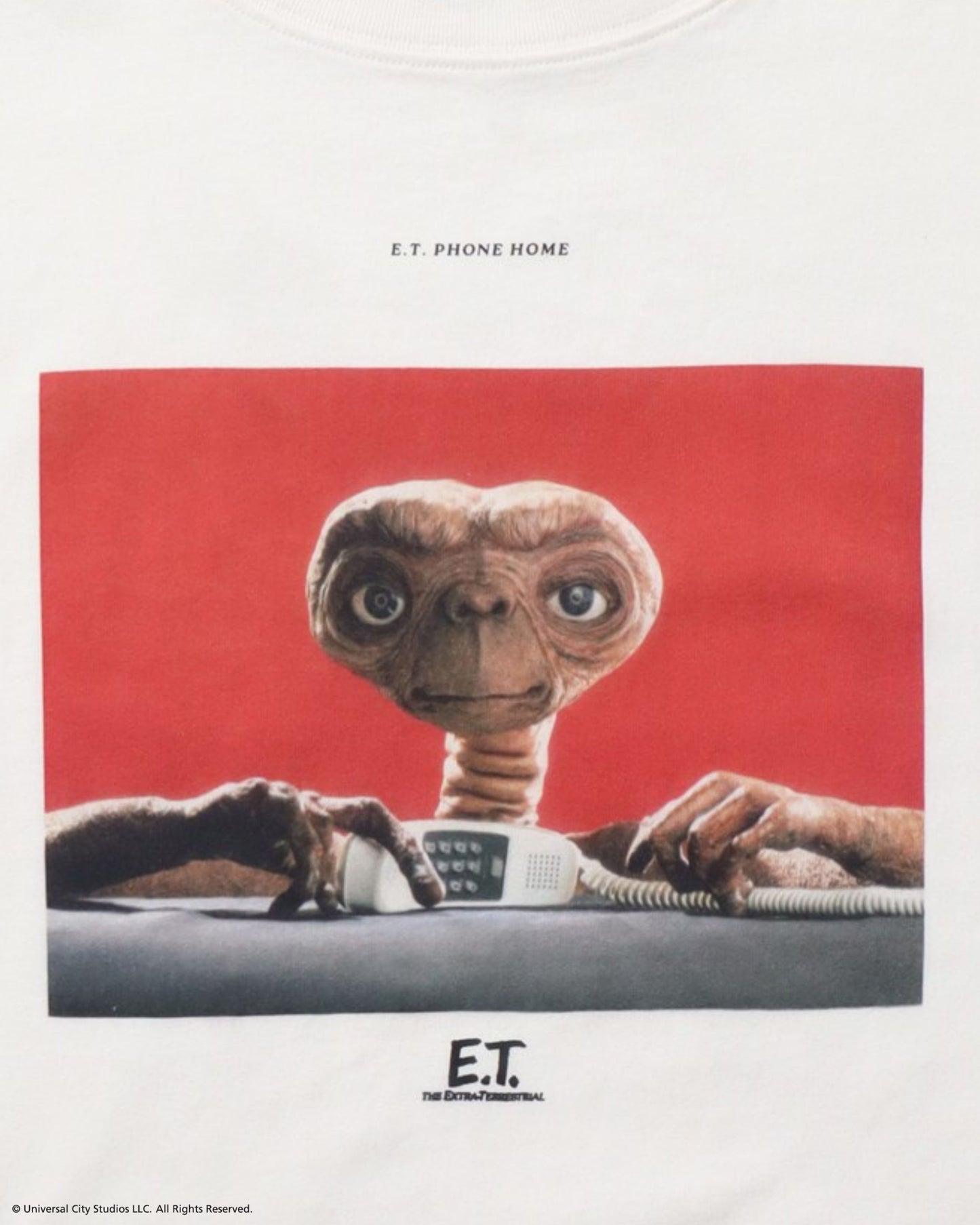 【E.T.】フォトプリントTシャツ
