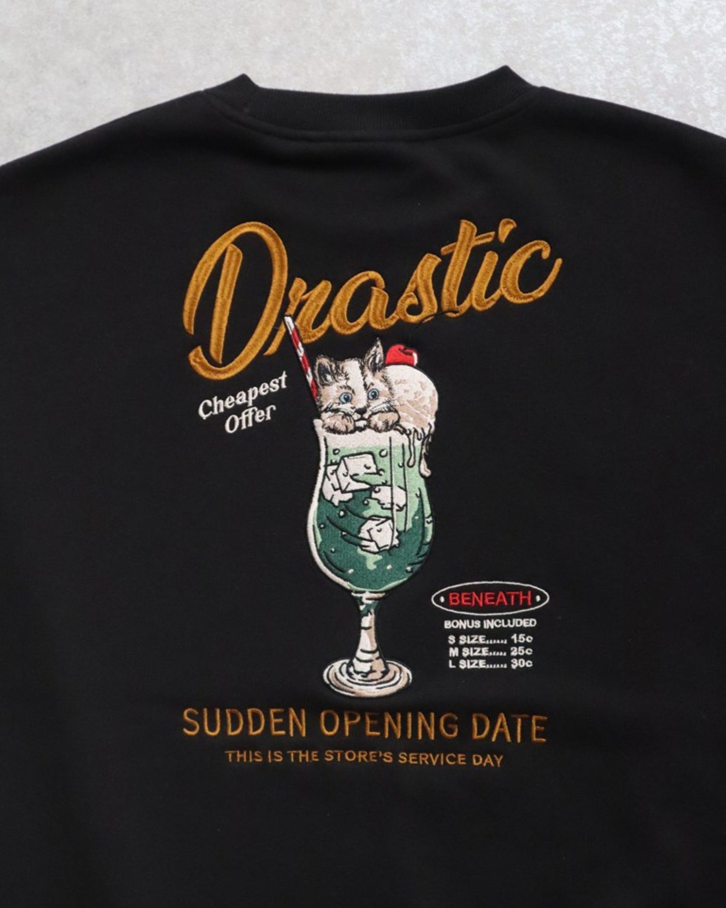 Soda Cat  Sweatshirt