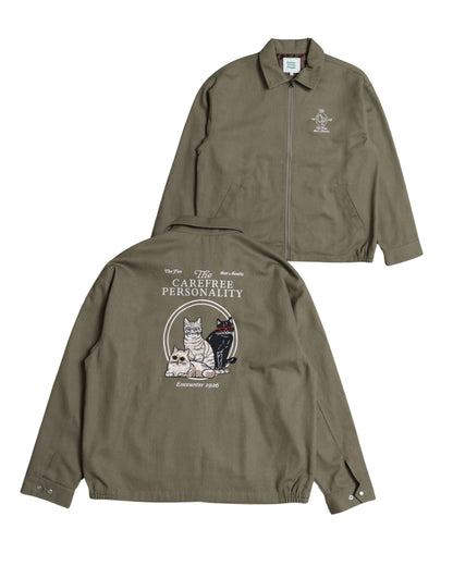 Cat Twill Jacket