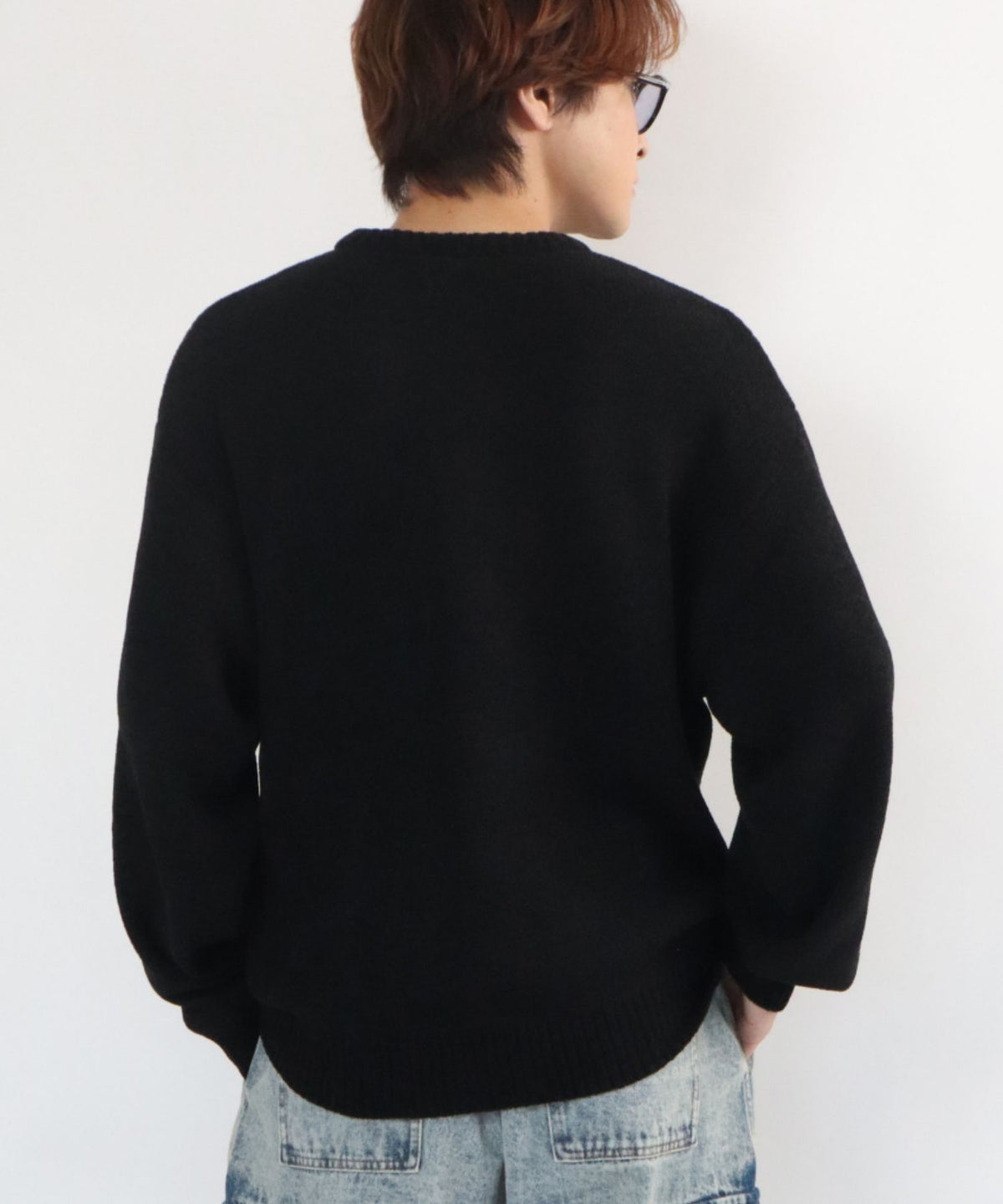 Ghost jacquard knit / ゴーストジャガードニット