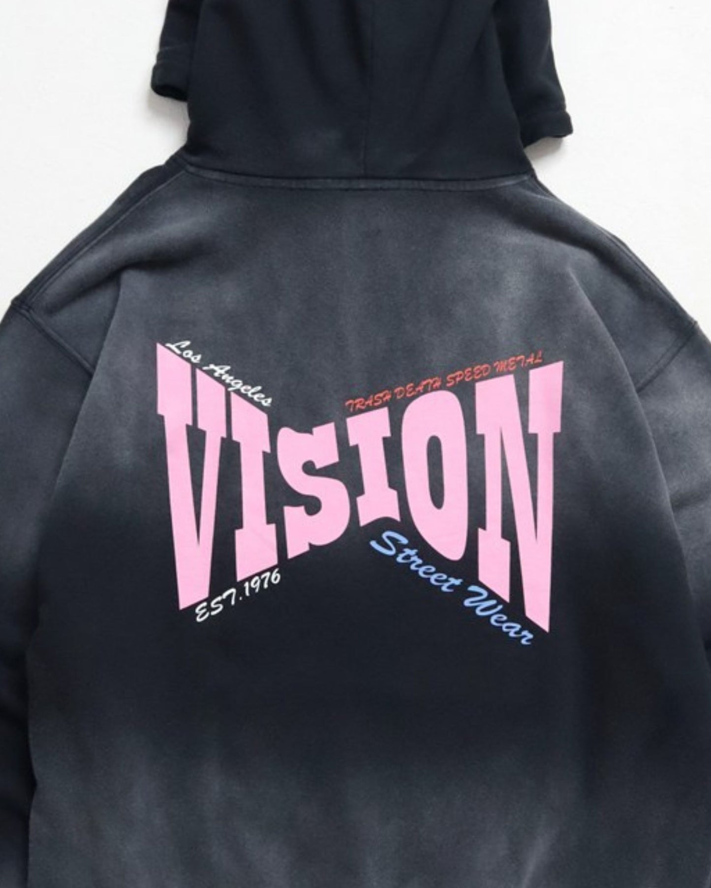 Bleach X Logo Hoodie / ヴィンテージ加工BIGロゴパーカー