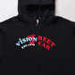 Felt Arch  Zip Hoodie