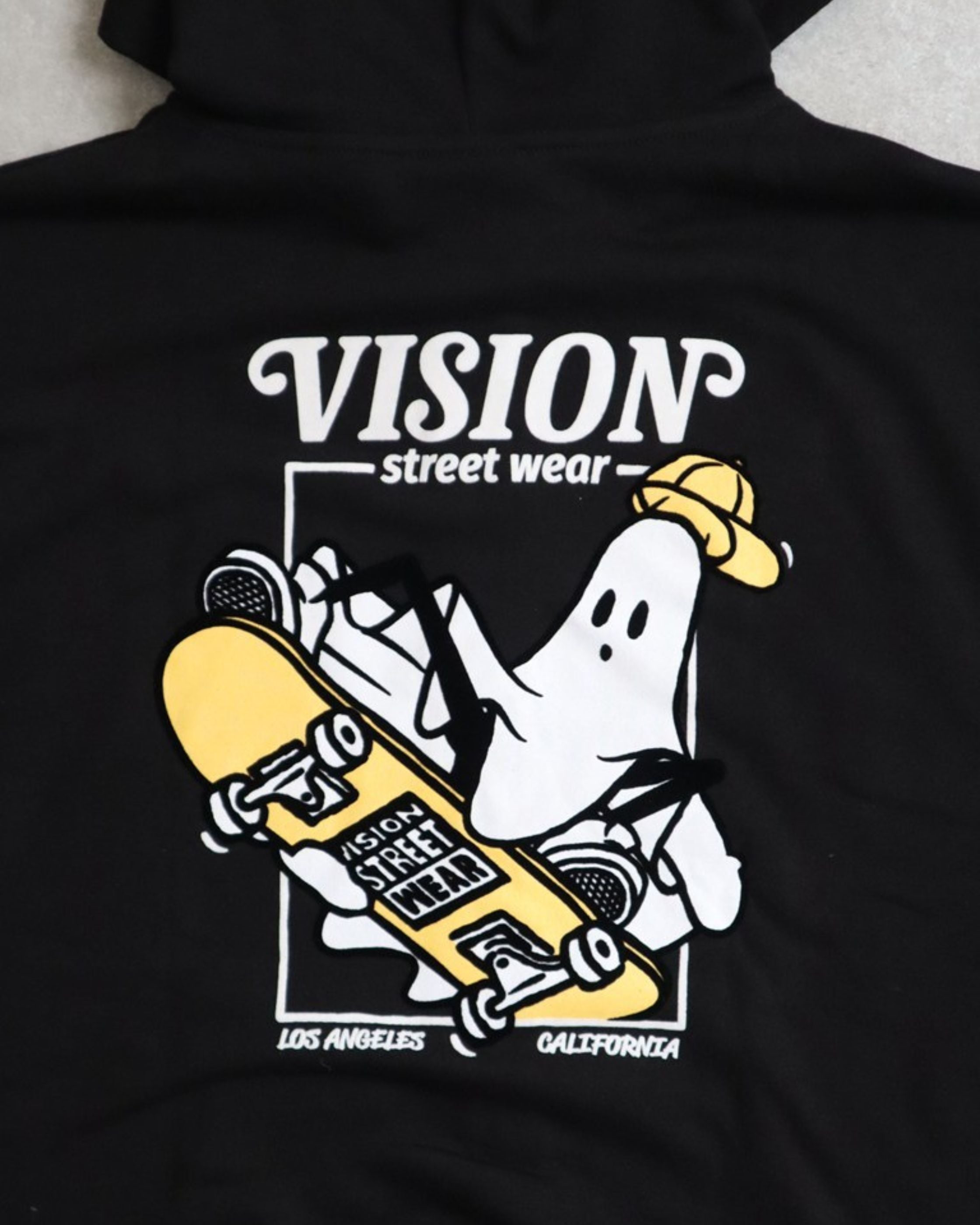 VISION STREET WEAR】Ghost ZIP Hoodie / 飛び出すゴーストZIPパーカー