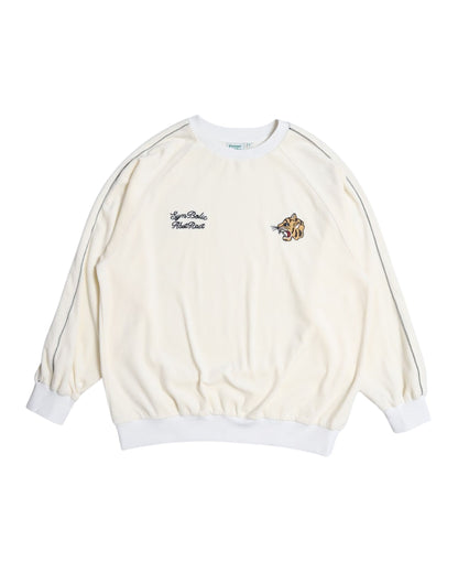 Velour Raglan Sweatshirt