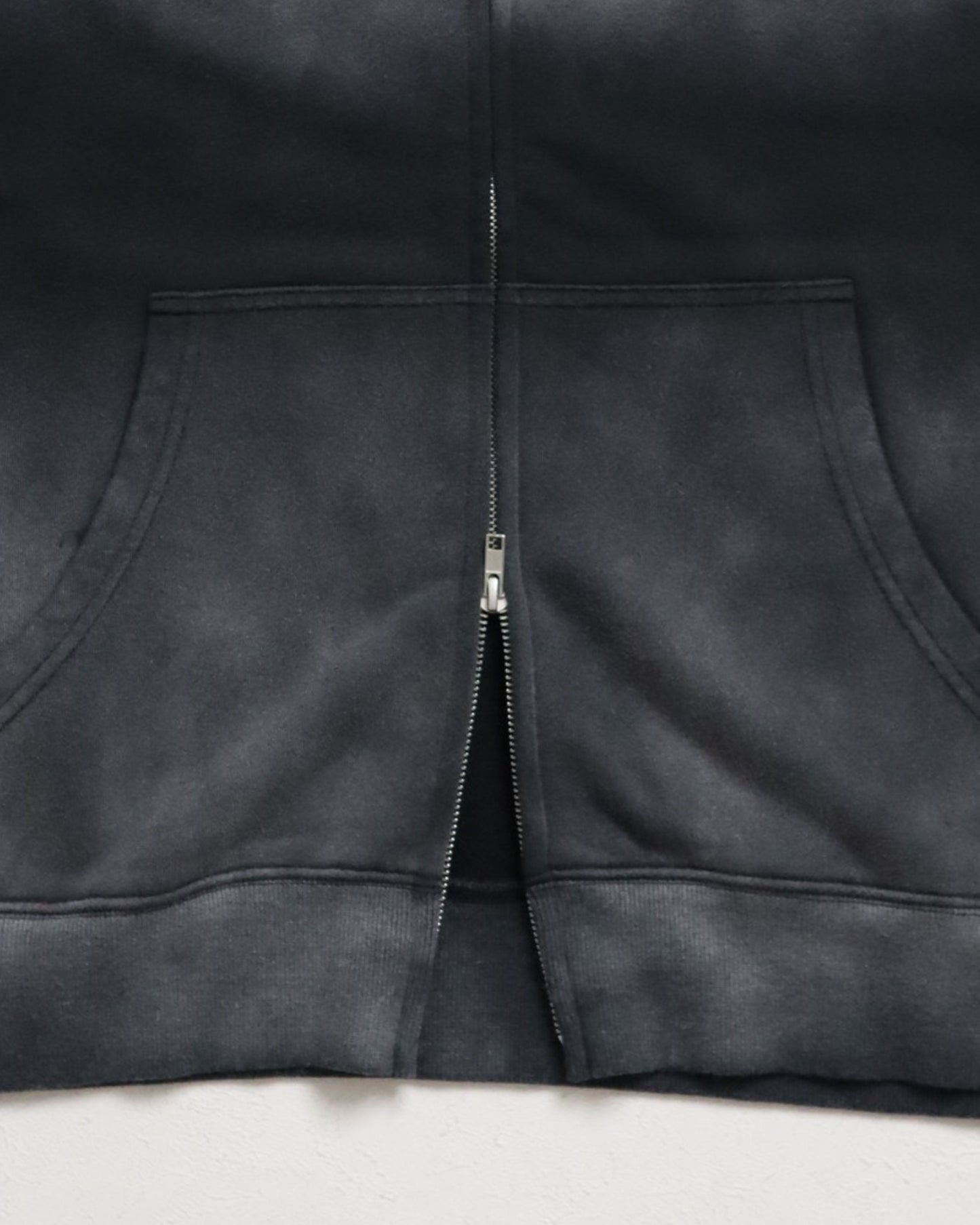 Bleach College ZIP / ブリーチ加工Wジップカレッジパーカー