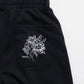 フラワー刺繍スウェットパンツ