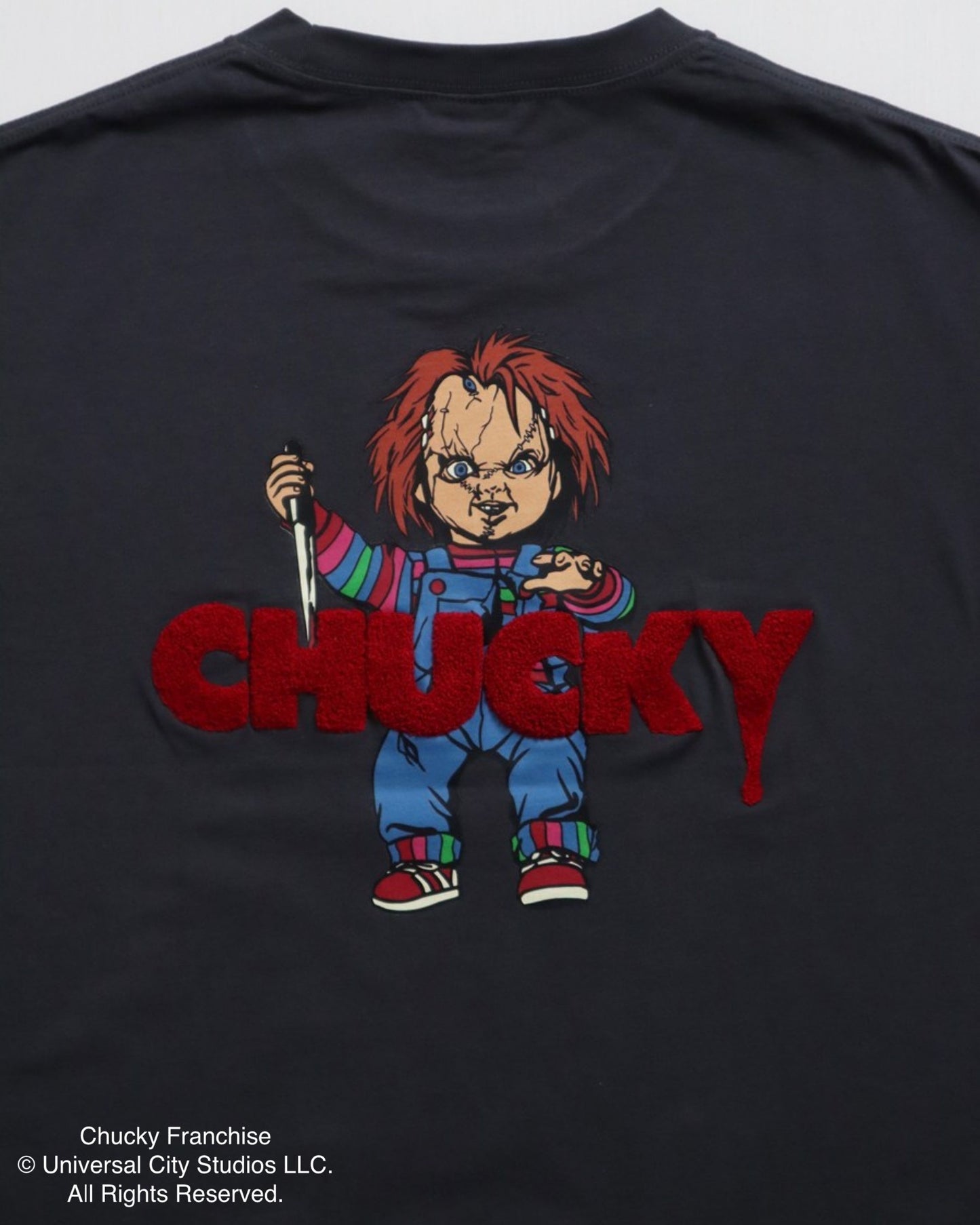 【CHUCKY】チャッキー　サガラ刺繍ロゴT
