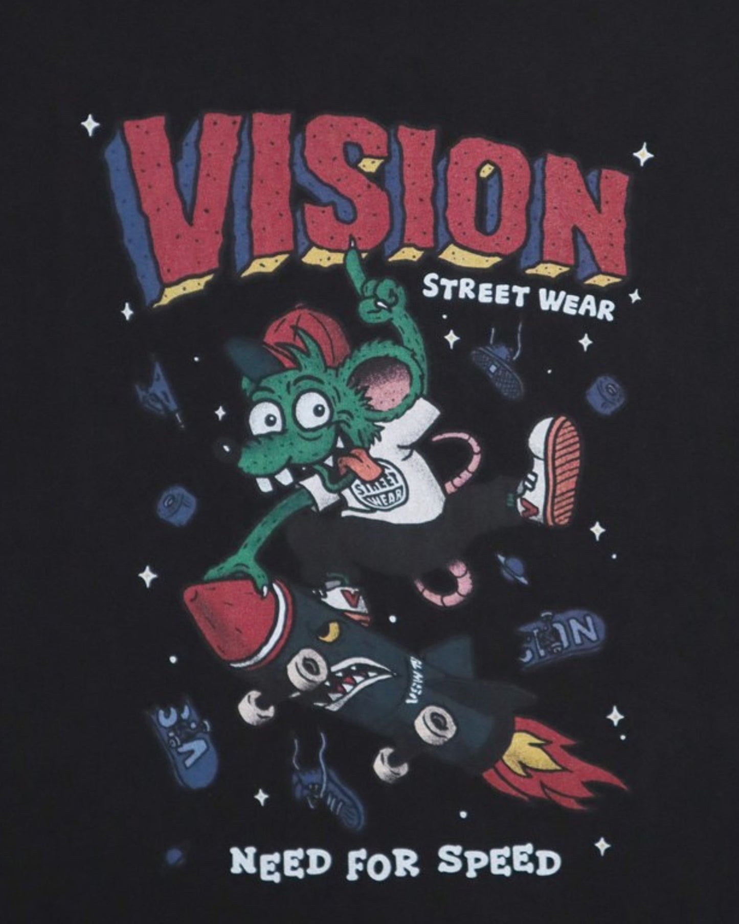 Rat  Graphic Tee / ラットグラフィックTシャツ