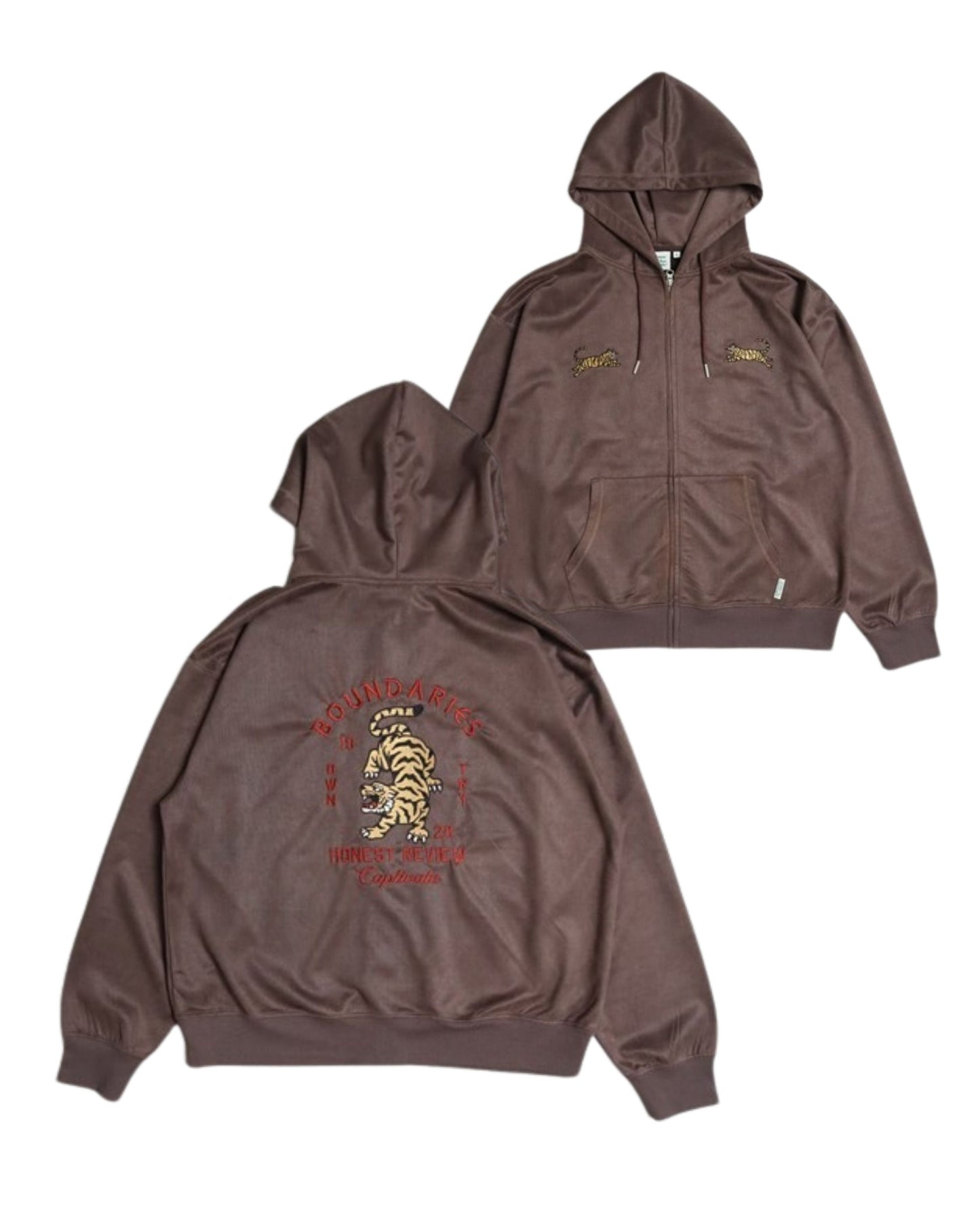 Tiger Suede Hoodie