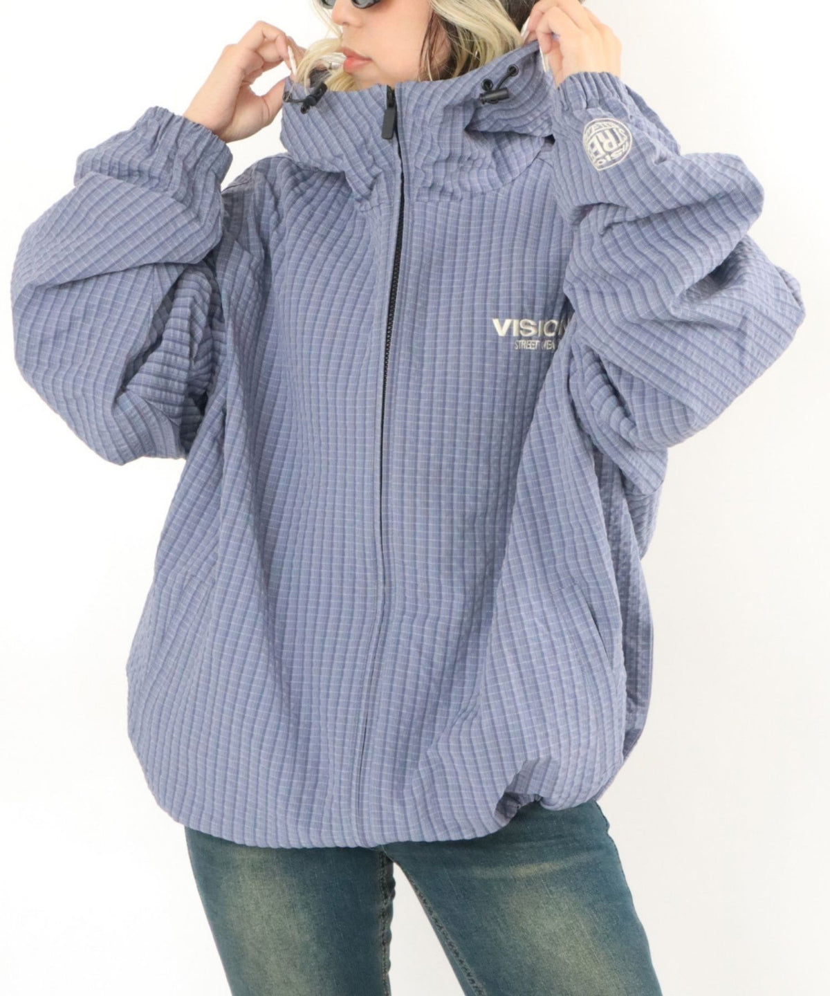 Stand neck hoodie jacket / スタンドネックフーディージャケット