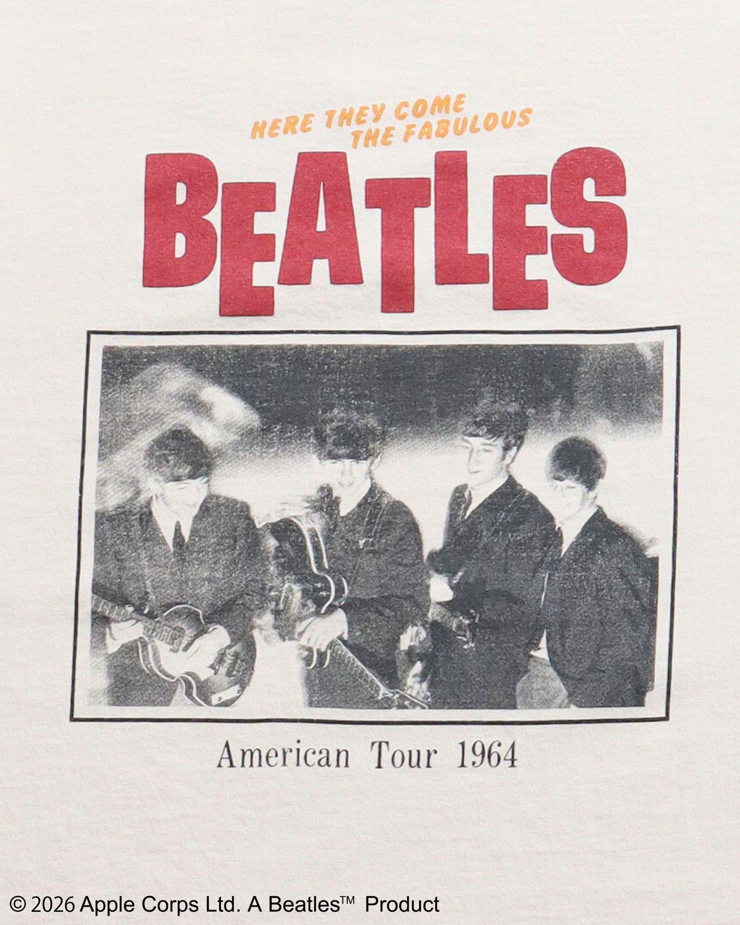 【ビートルズ】ツアープリントラグランT