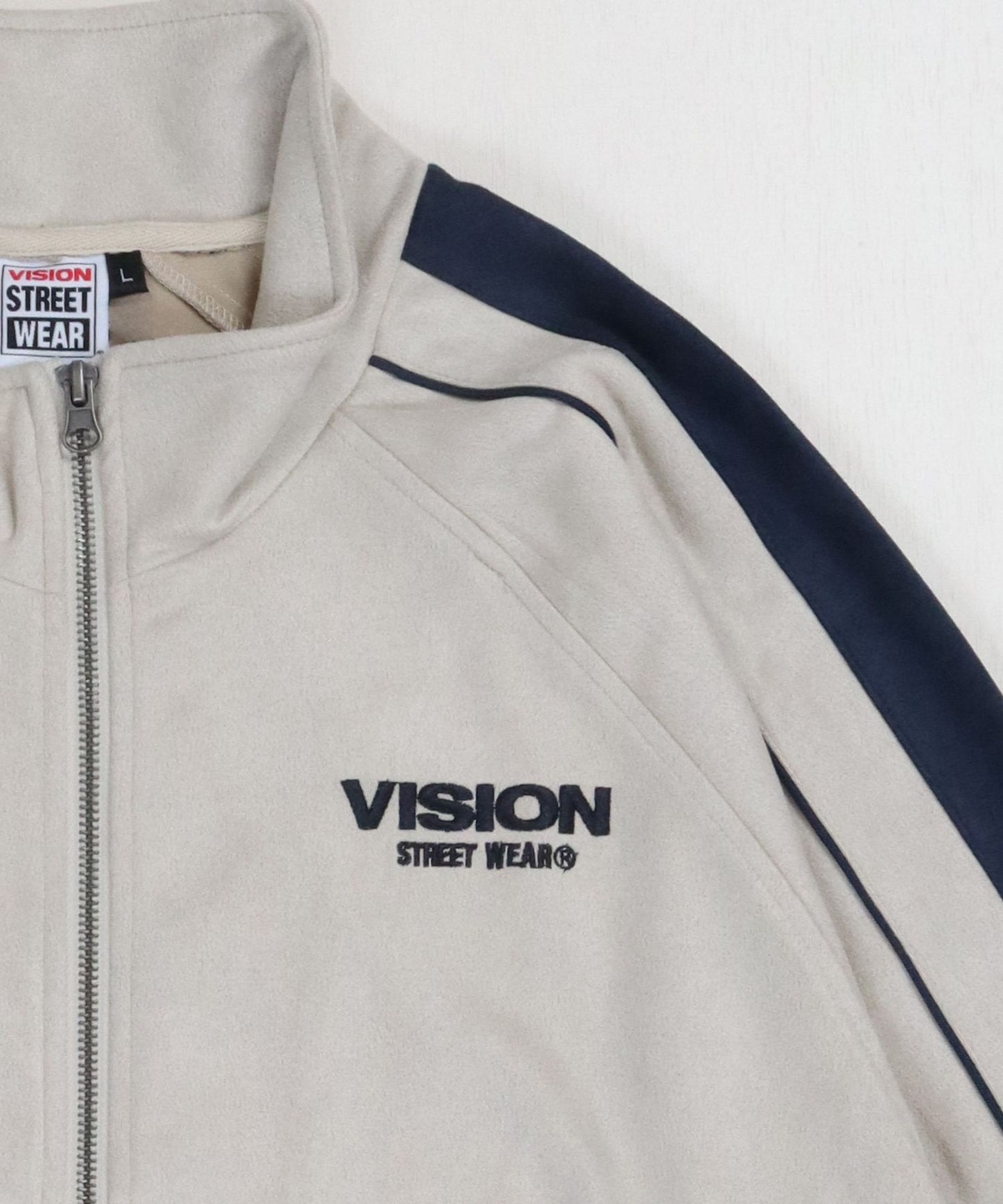 Fake suede track jacket / フェイクスエードトラックジャケット