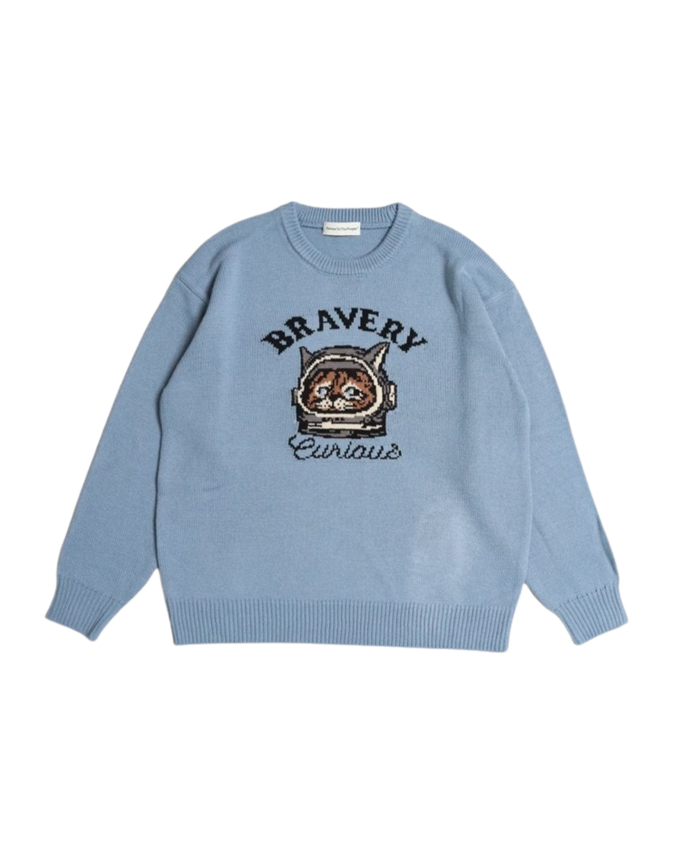 POWER TO THE PEOPLE】Cat Jacquard Knit – Ha-Li-C STORE（ハリック