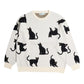 Cat Pattern Knit