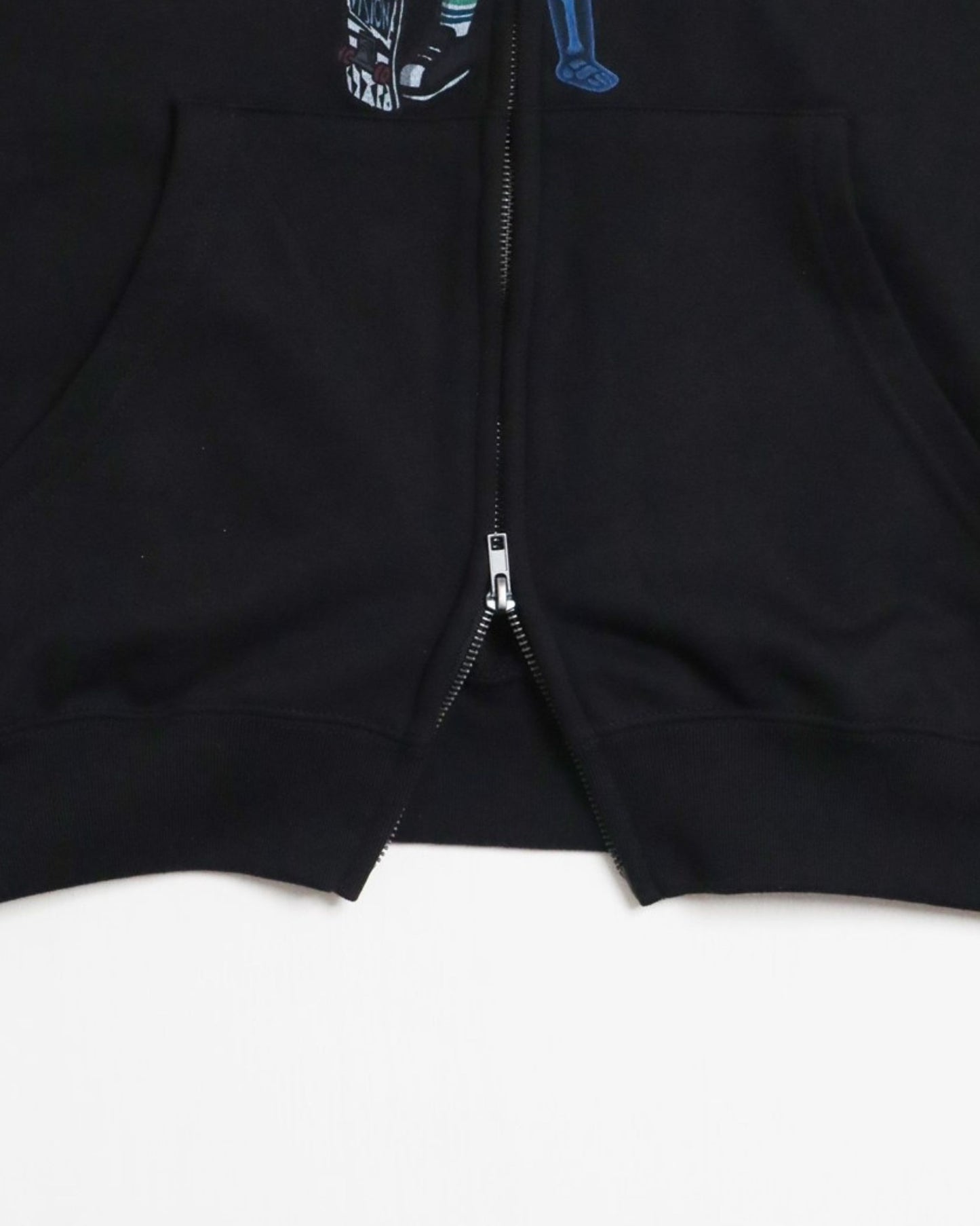 Half Alien ZIP Hoodie / エイリアン切替Wジップパーカー