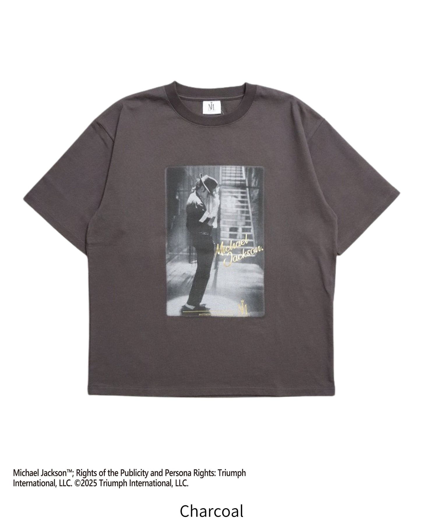 【Michael Jackson】Gold Foil Print Tee