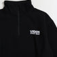 Ghost Zip Sweat / 【裏起毛】ゴースト異素材ハーフジップ