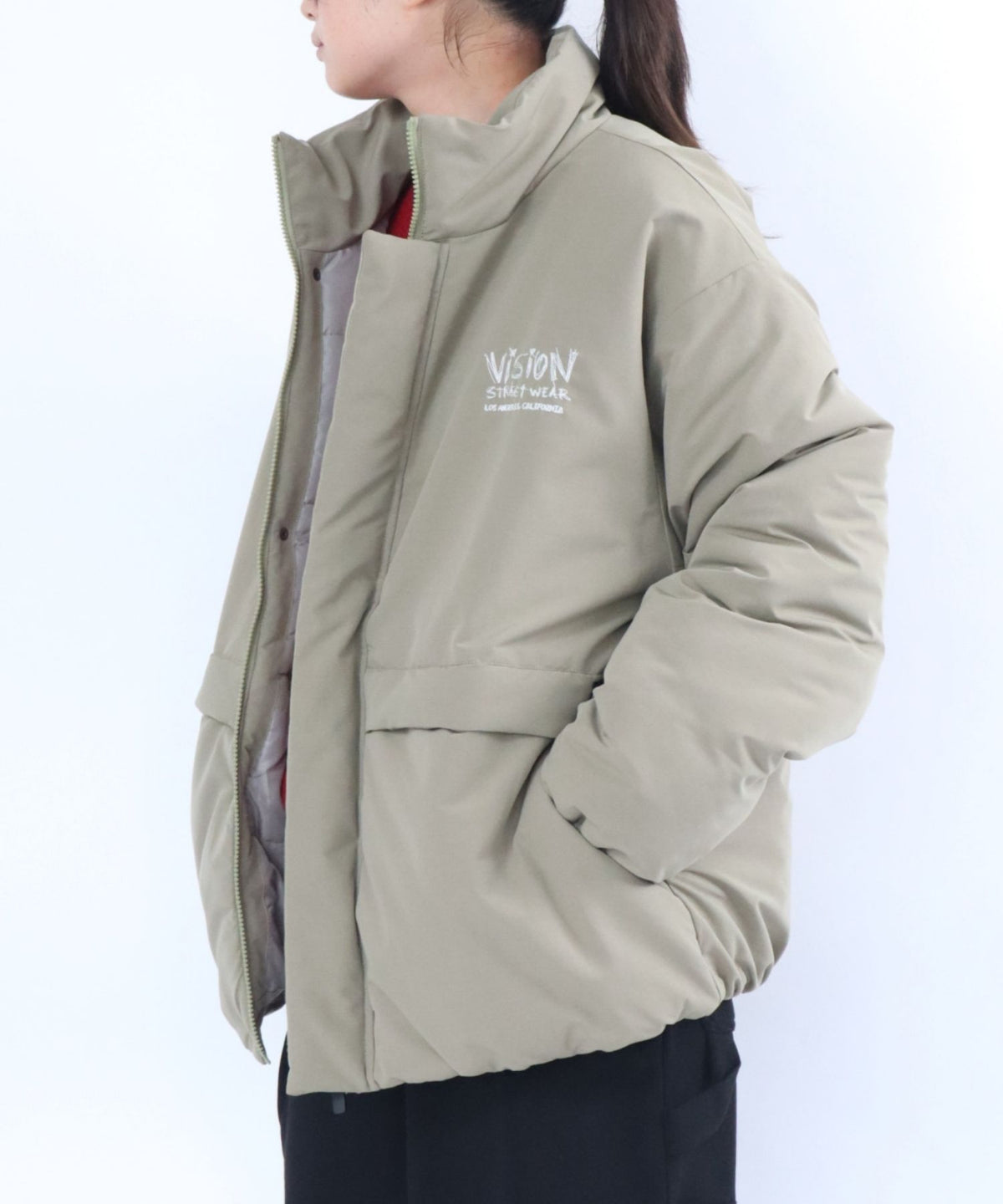 Stand neck padded jacket / スタンドネック中綿ジャケット