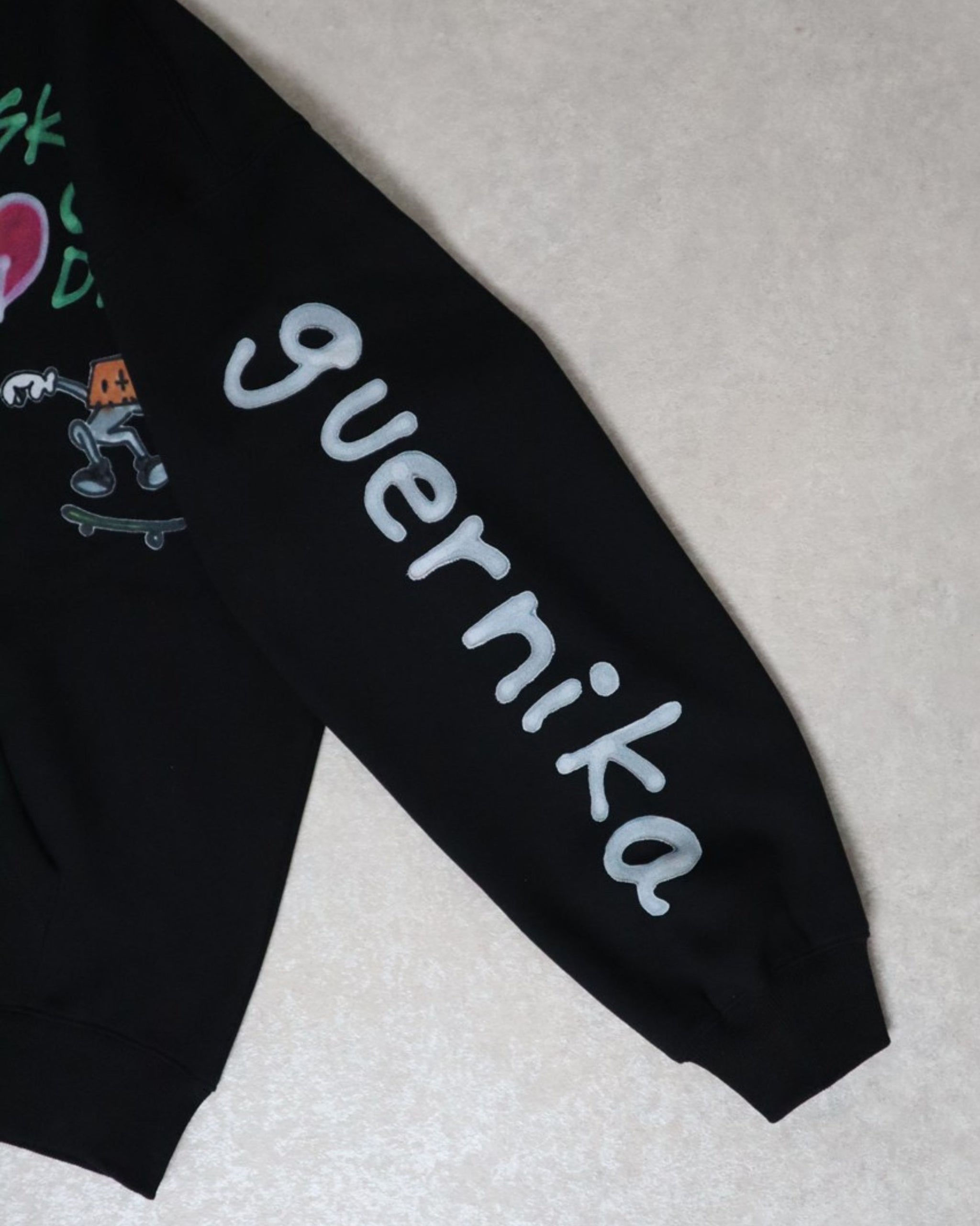 【guernika】All-Print  Zip Hoodie / スプレーアート総柄 Wジップパーカー