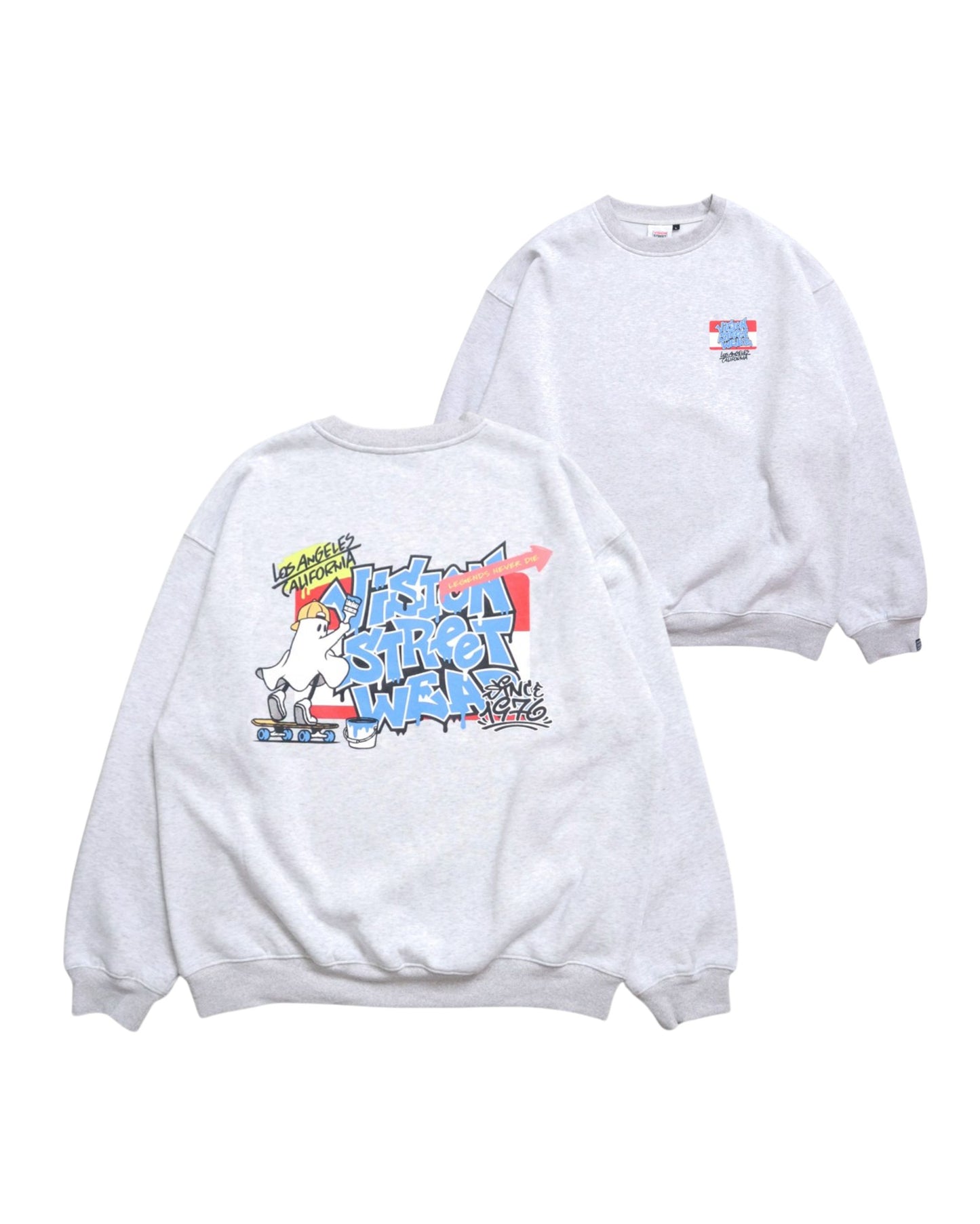 Ghost Sticker Sweatshirt