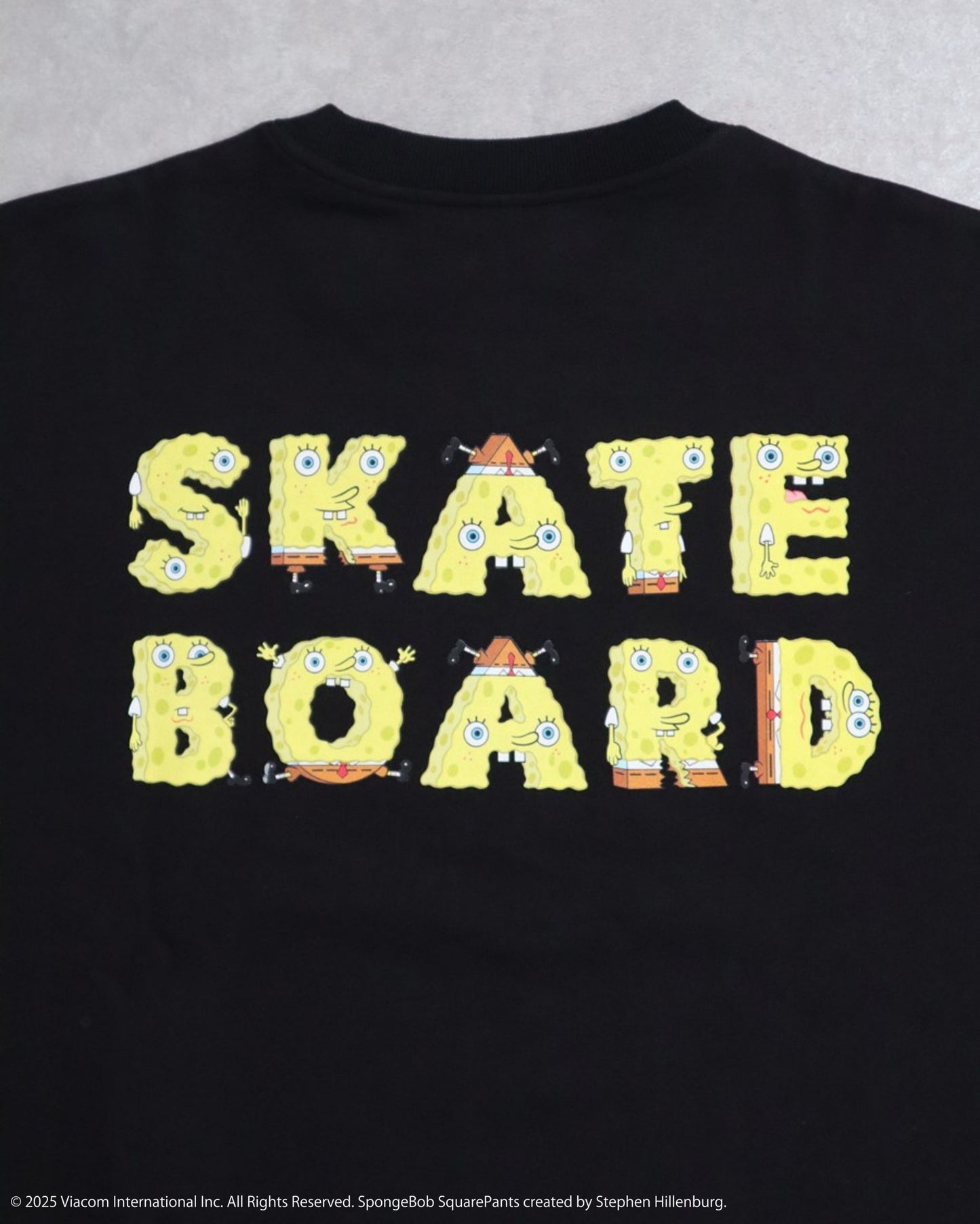 【スポンジ・ボブコラボ】Skateboard Sweatshirt / POPプリントコラボスウェット