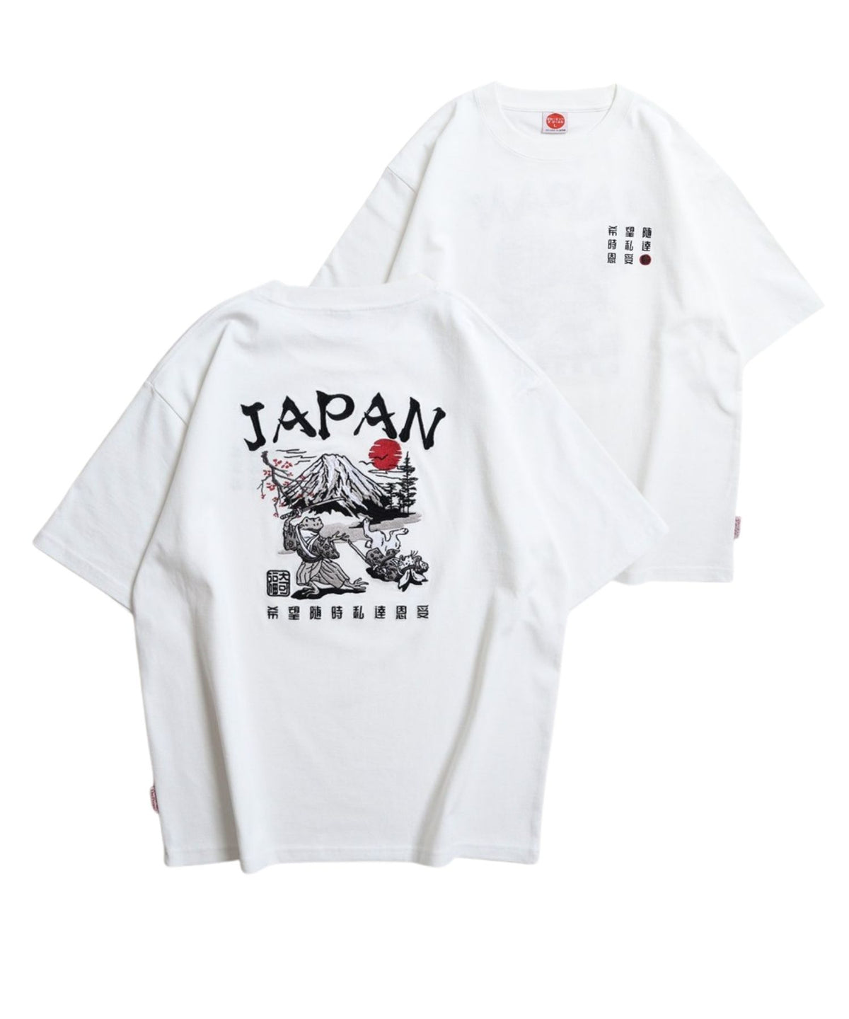 【Japan Series】SUMI-E  Tee / 水墨画 刺繍Tシャツ