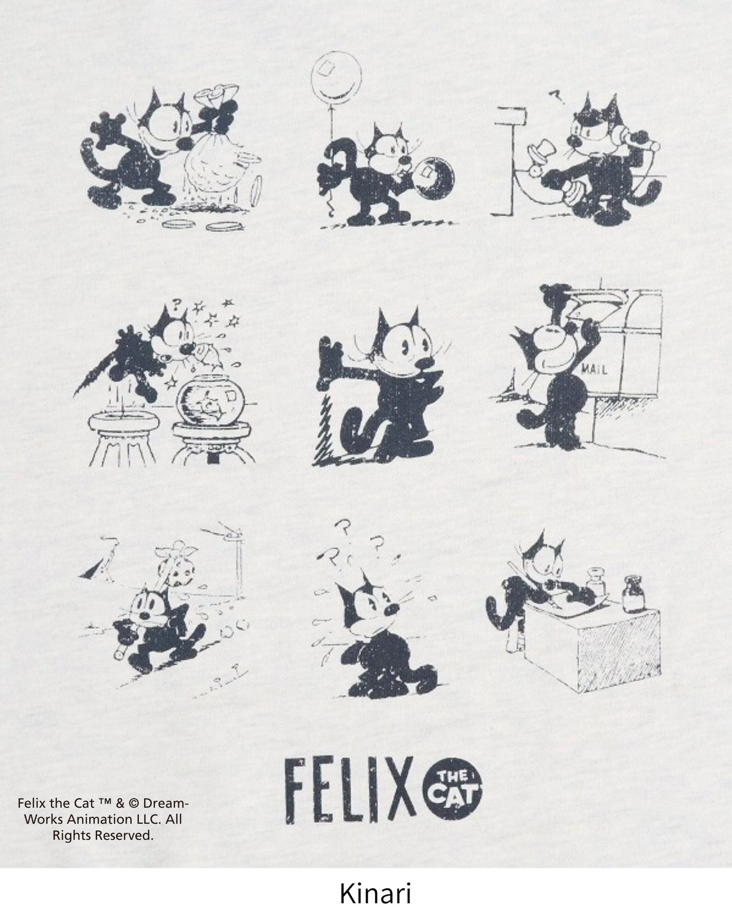 【FELIX THE CAT】マルチイラストスウェット