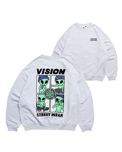 ID Photo Alien Sweatshirt / エイリアングラフィックロンT