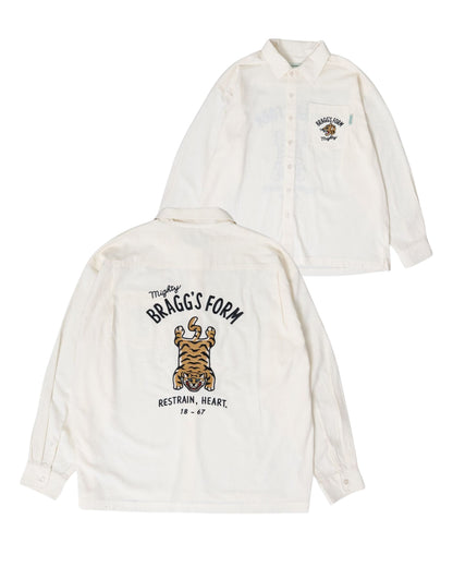 Tiger Linen-Like Shirt