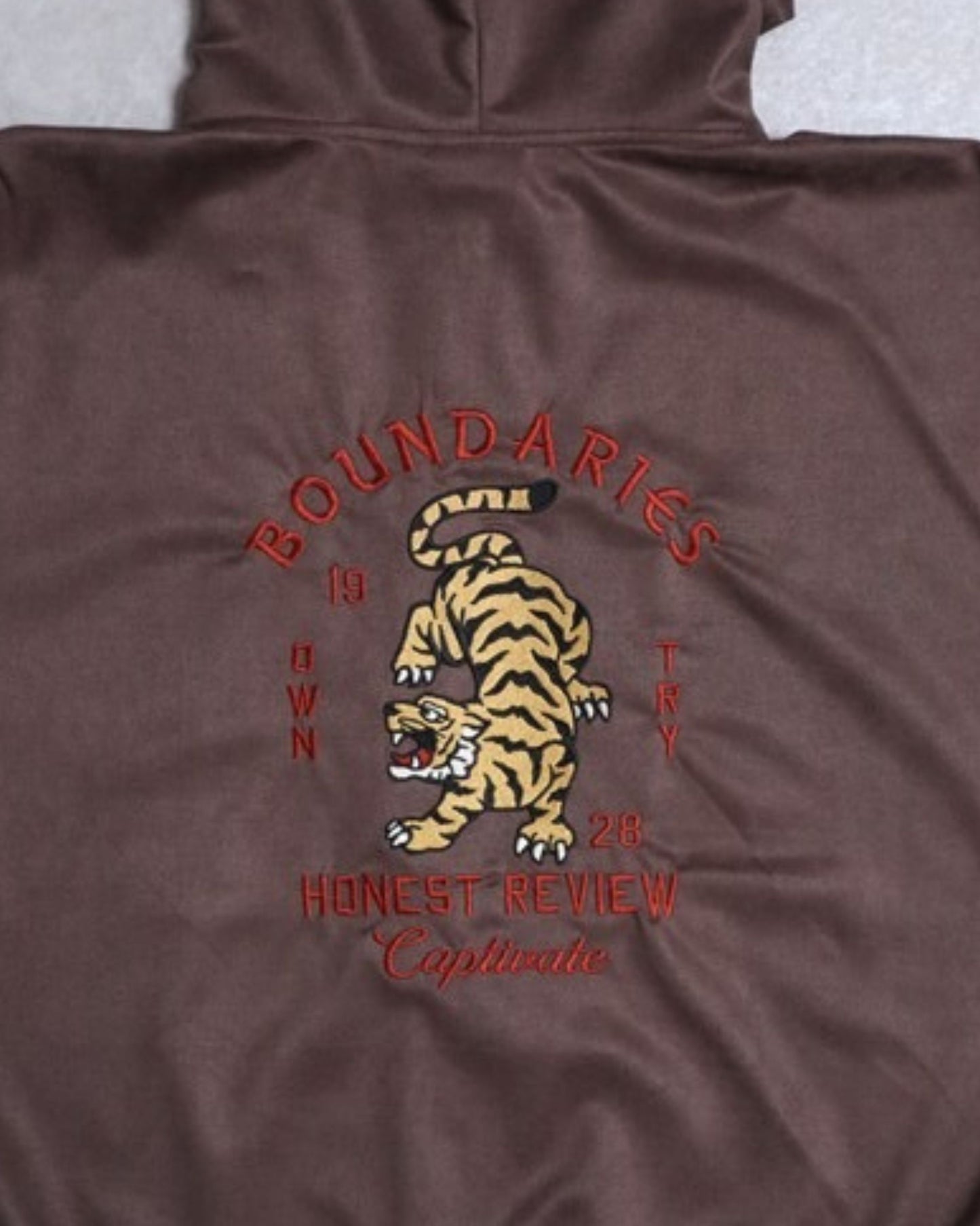 Tiger Suede Hoodie