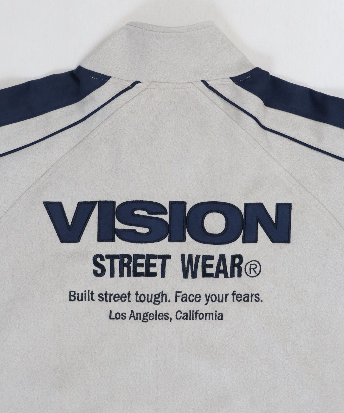 Fake suede track jacket / フェイクスエードトラックジャケット