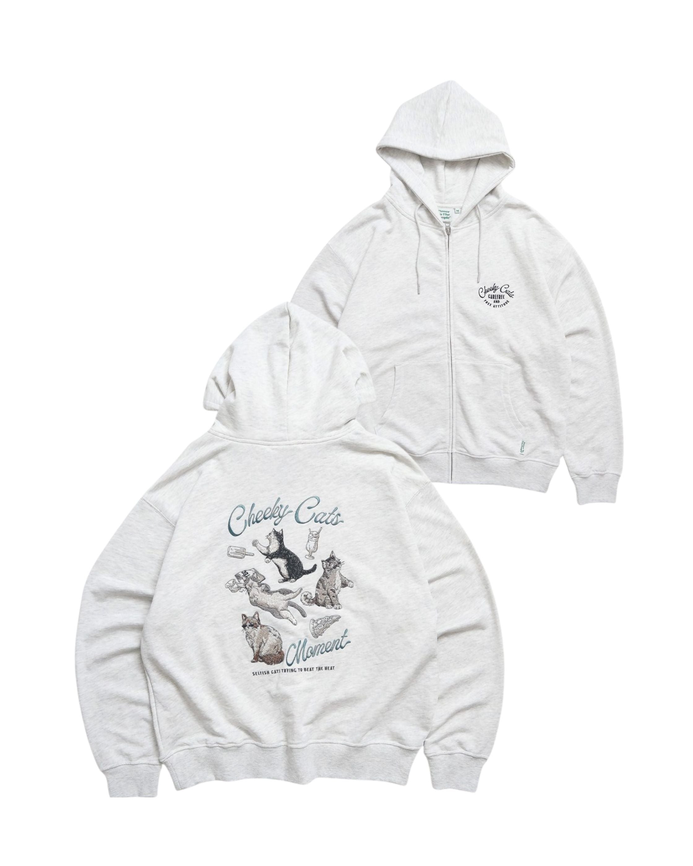 ネコ柄ZIPパーカー – Ha-Li-C STORE（ハリックストア）公式｜ユニ