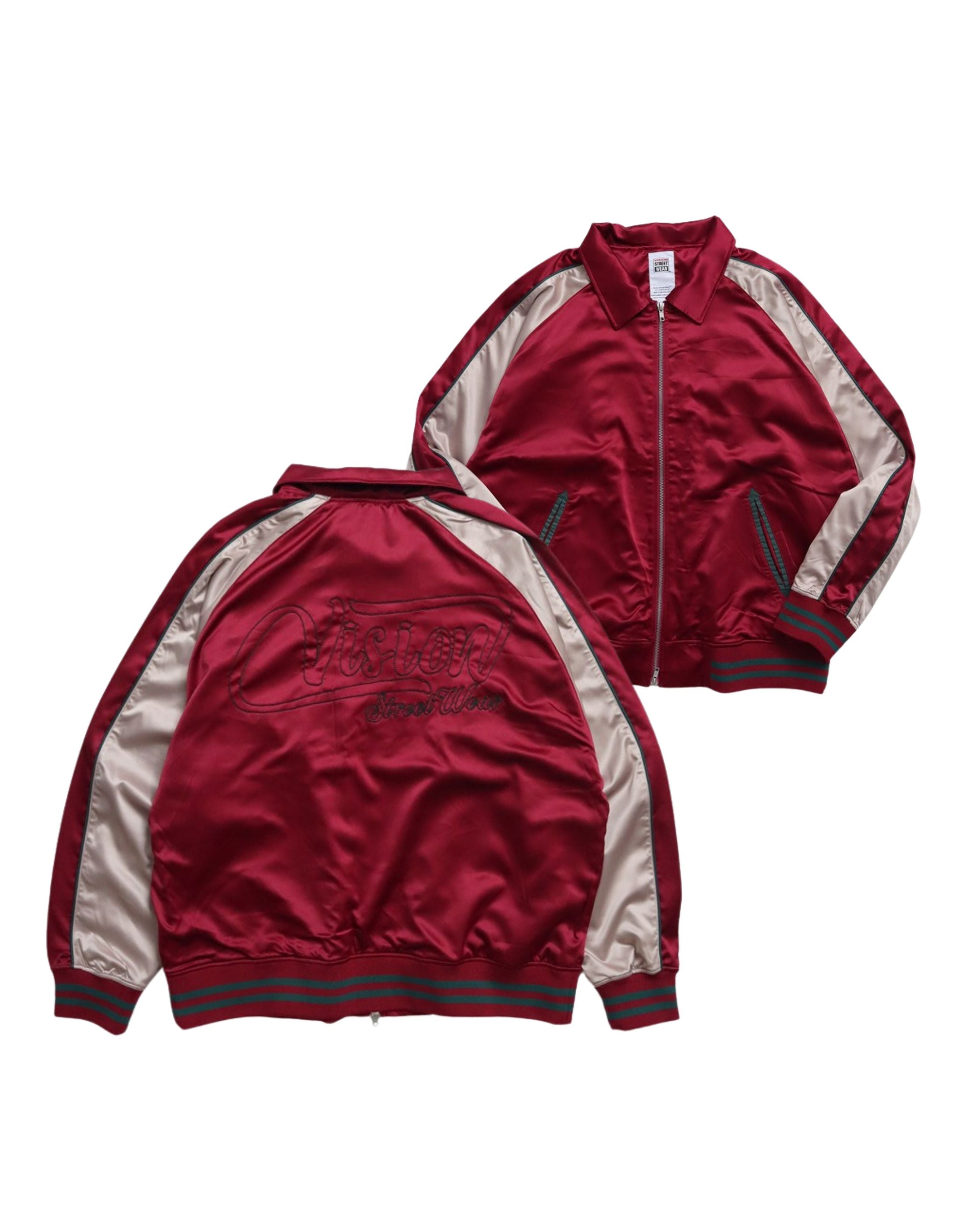 VISION STREET WEAR】Bridge Satin Jacket / サテン刺繍スカジャン